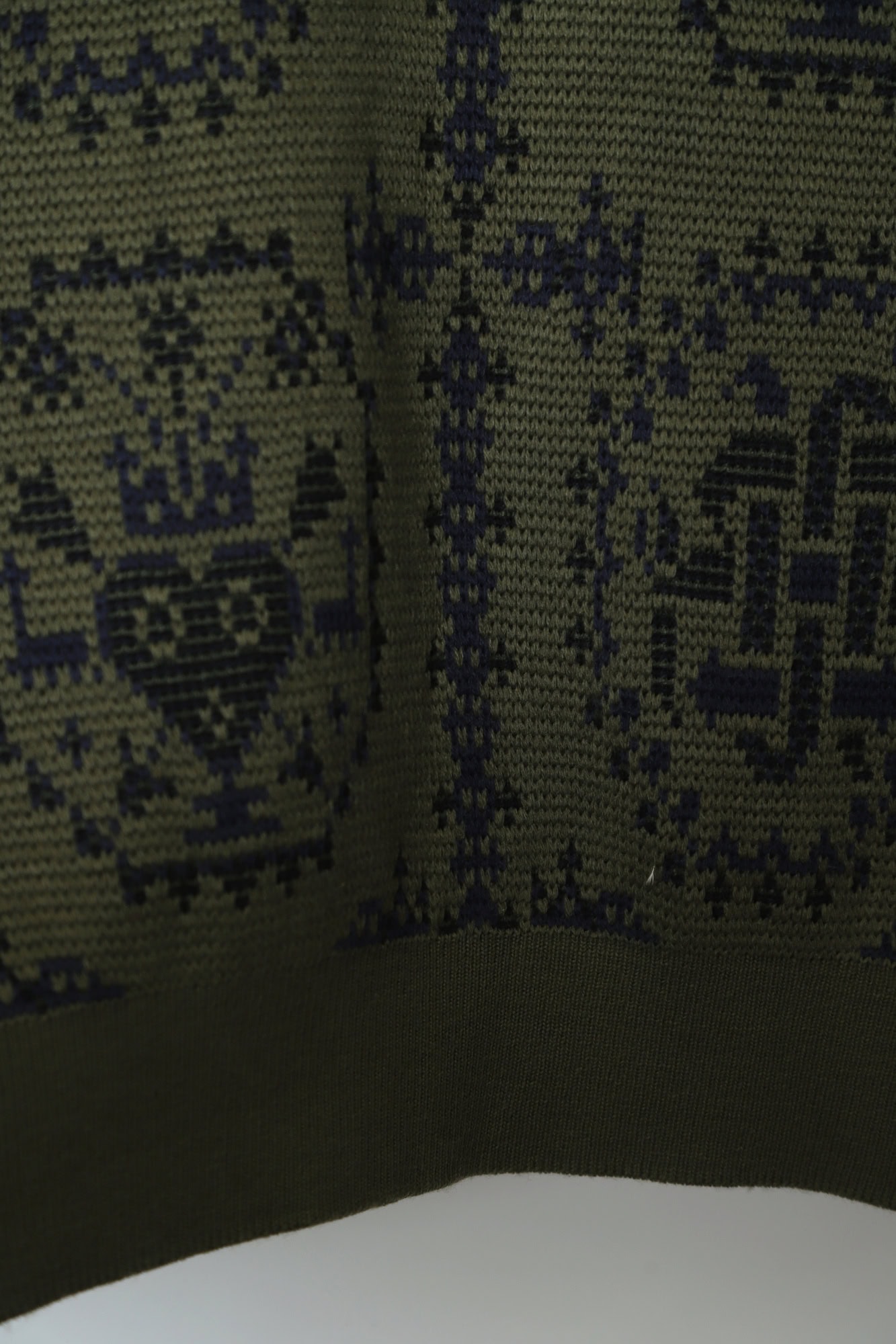 VINTAGE JAQUARD KNITTED SWEATER/XL - 画像 (12)