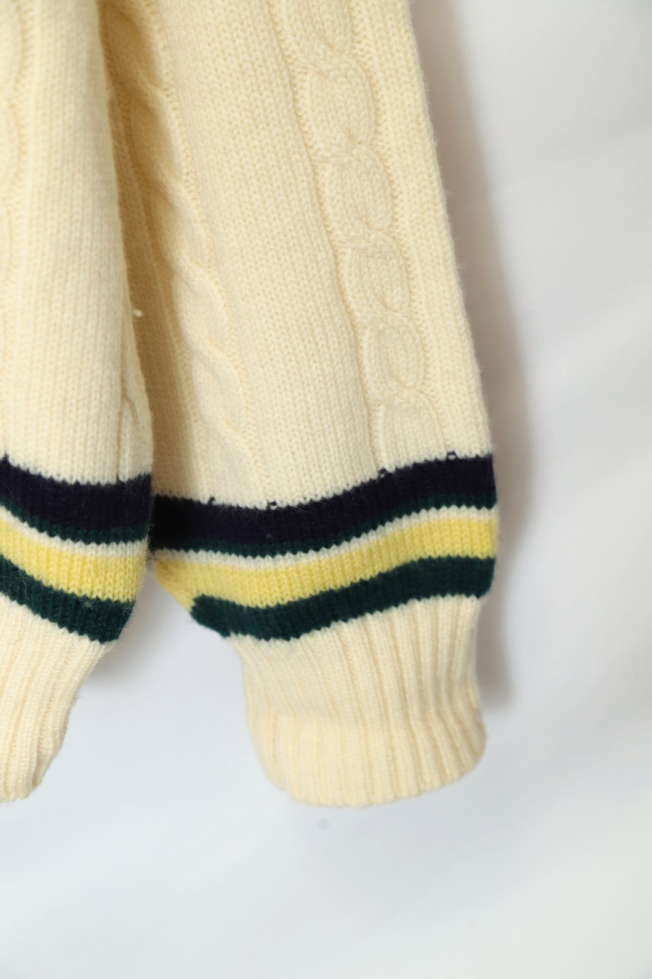 VINTAGE CABLE KNIT SWEATER/XL - 画像 (11)