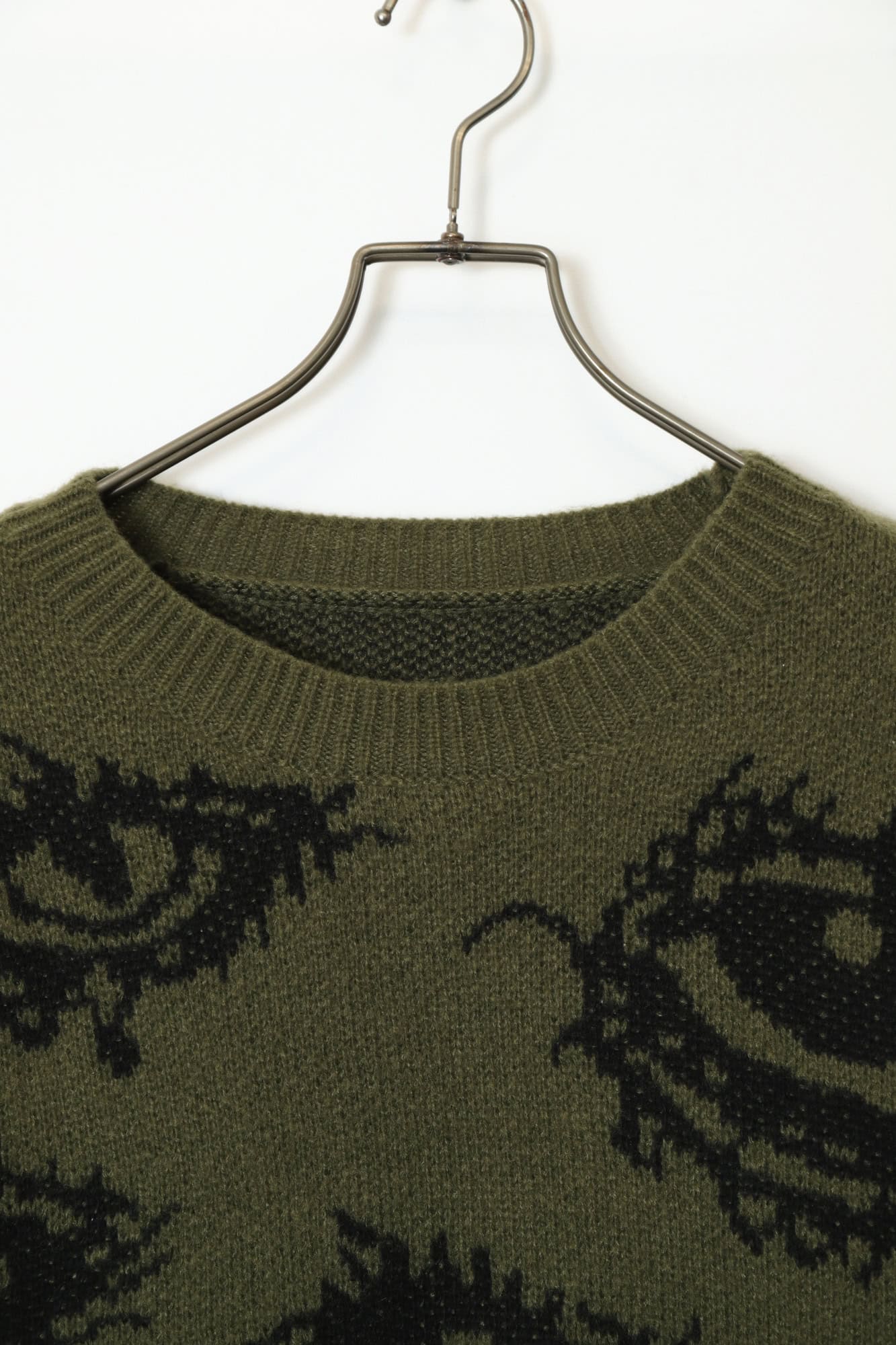 Alternative view of VINTAGE JAQUARD KNITTED SWEATER/L