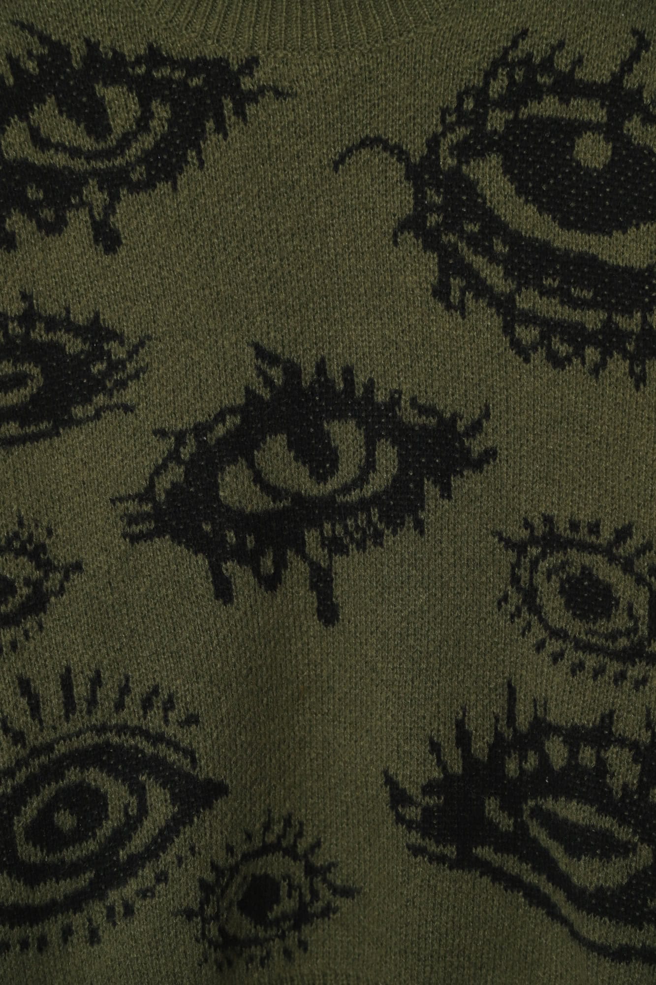 VINTAGE JAQUARD KNITTED SWEATER/L - 画像 (4)