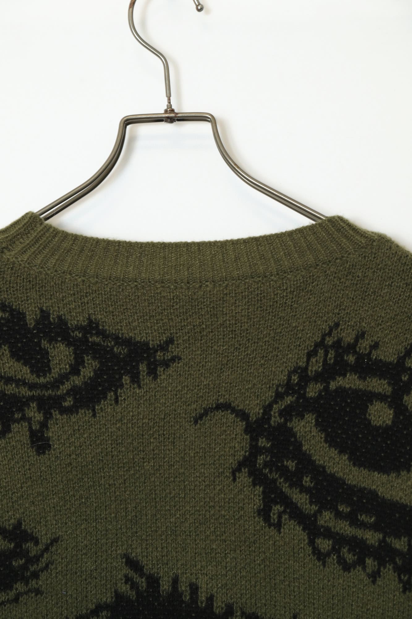 VINTAGE JAQUARD KNITTED SWEATER/L - 画像 (8)