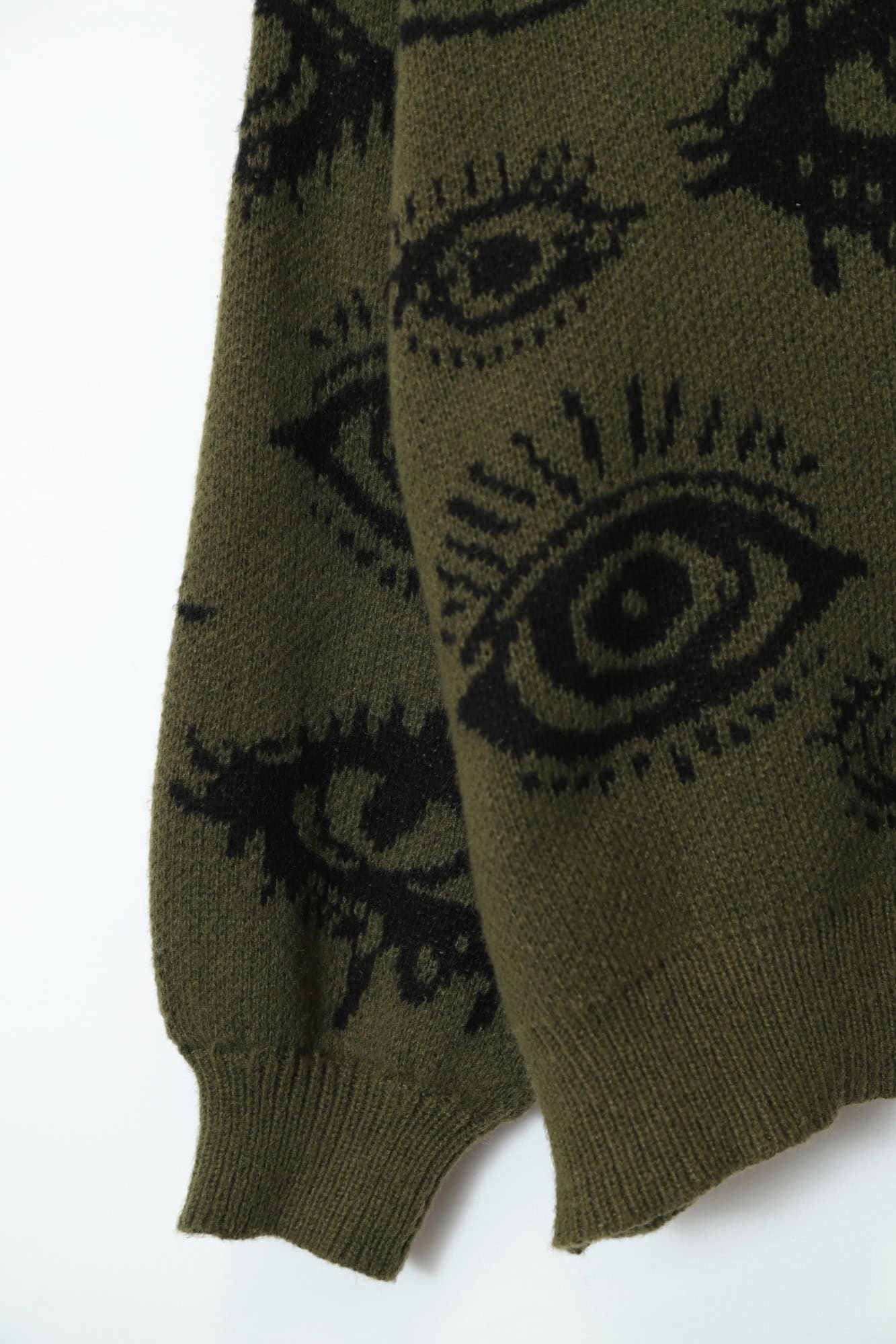 VINTAGE JAQUARD KNITTED SWEATER/L - 画像 (12)