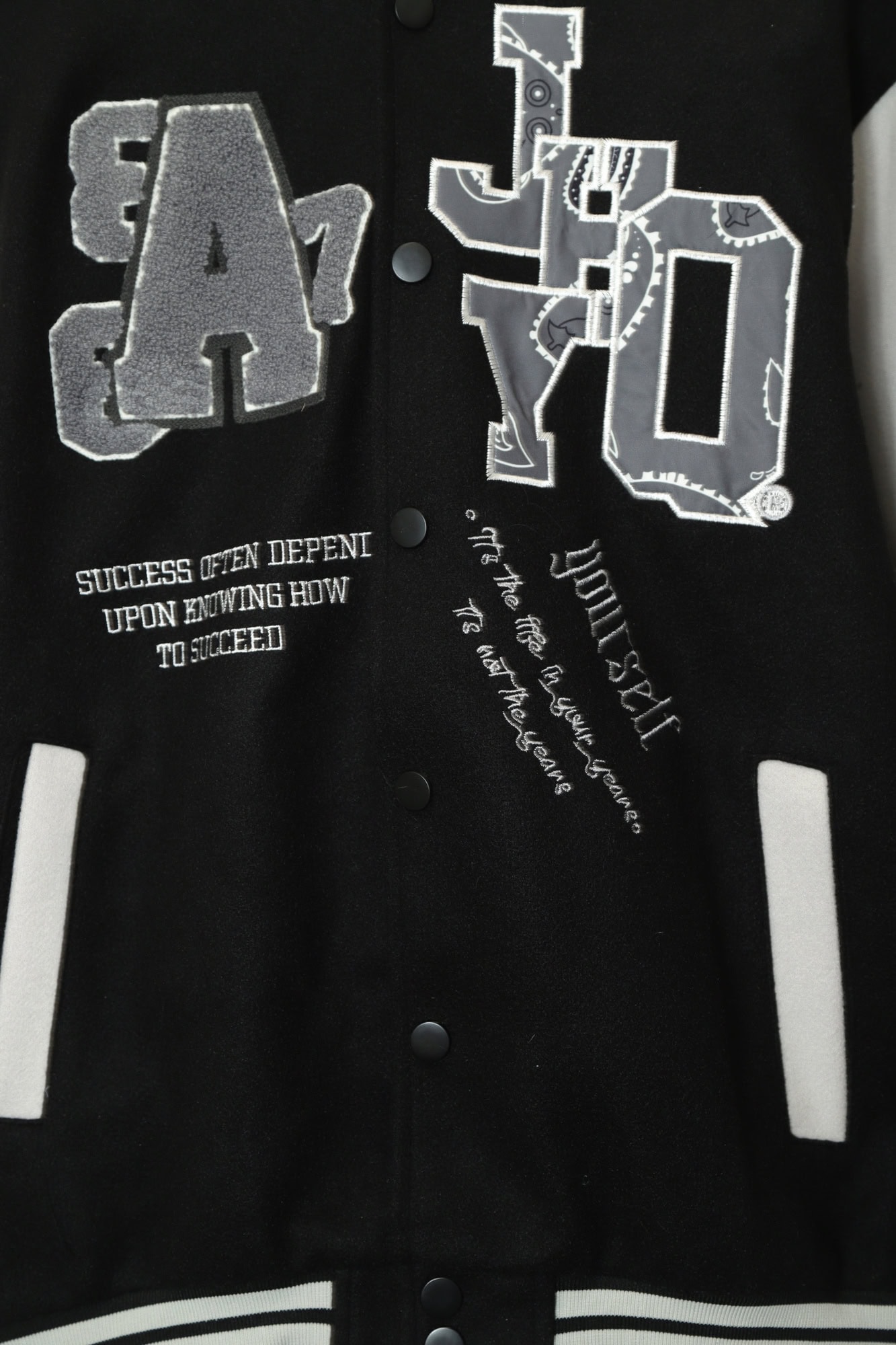 VINTAGE PRINTED STADIUM JACKET/XL - 画像 (5)