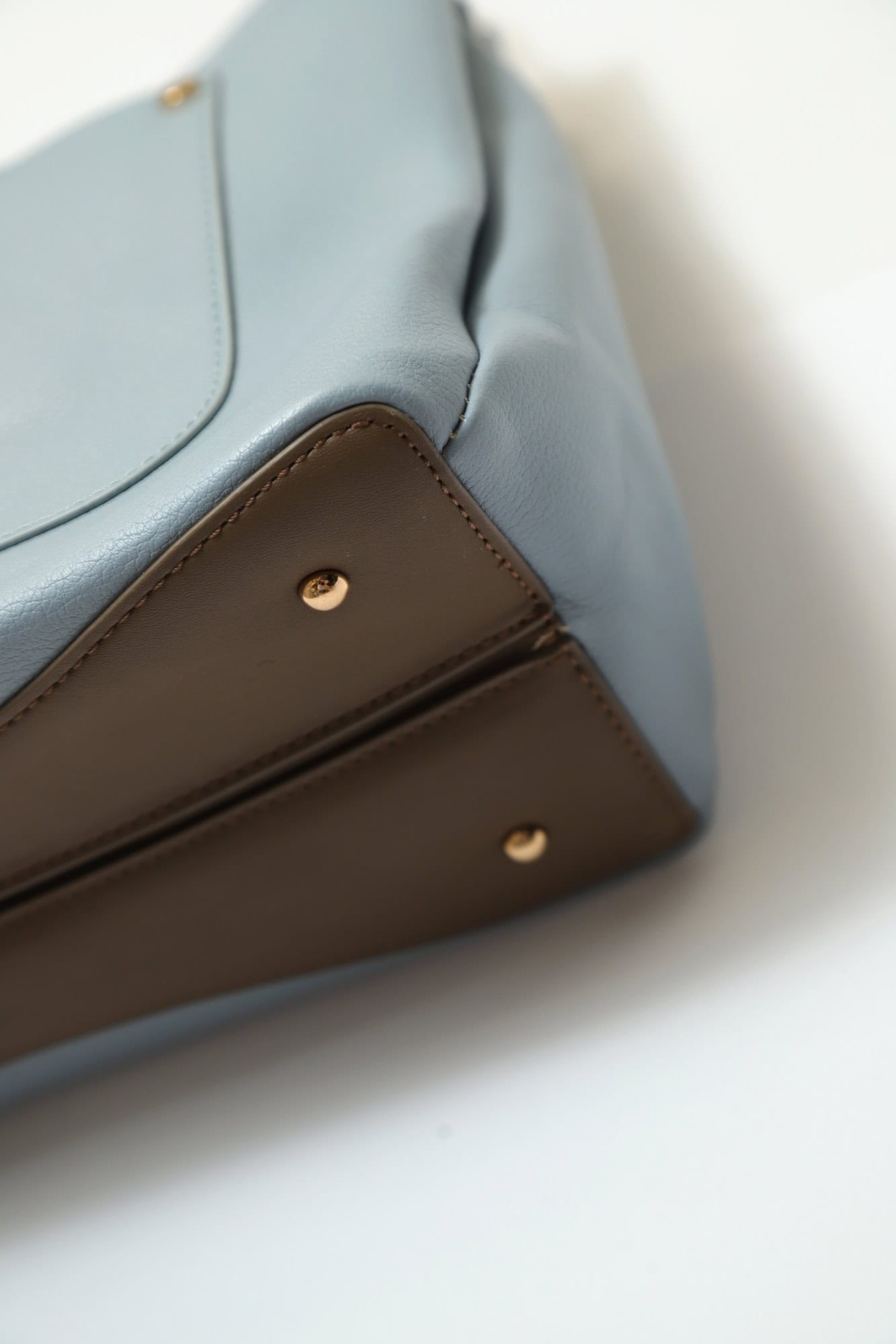 USED LEATHER HAND BAG/F - 画像 (3)