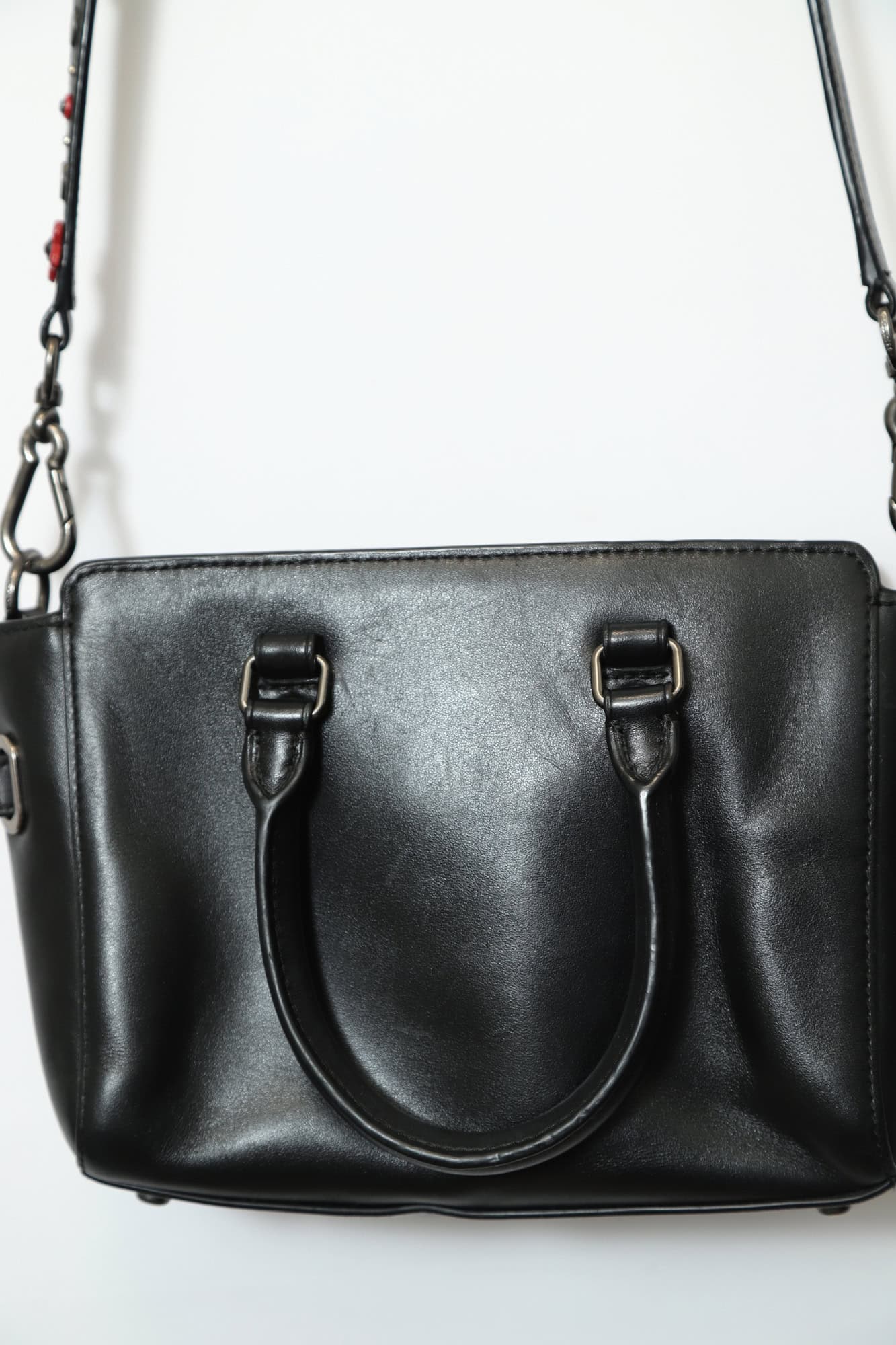 USED COACH LEATHER HAND BAG/F - 画像 (10)