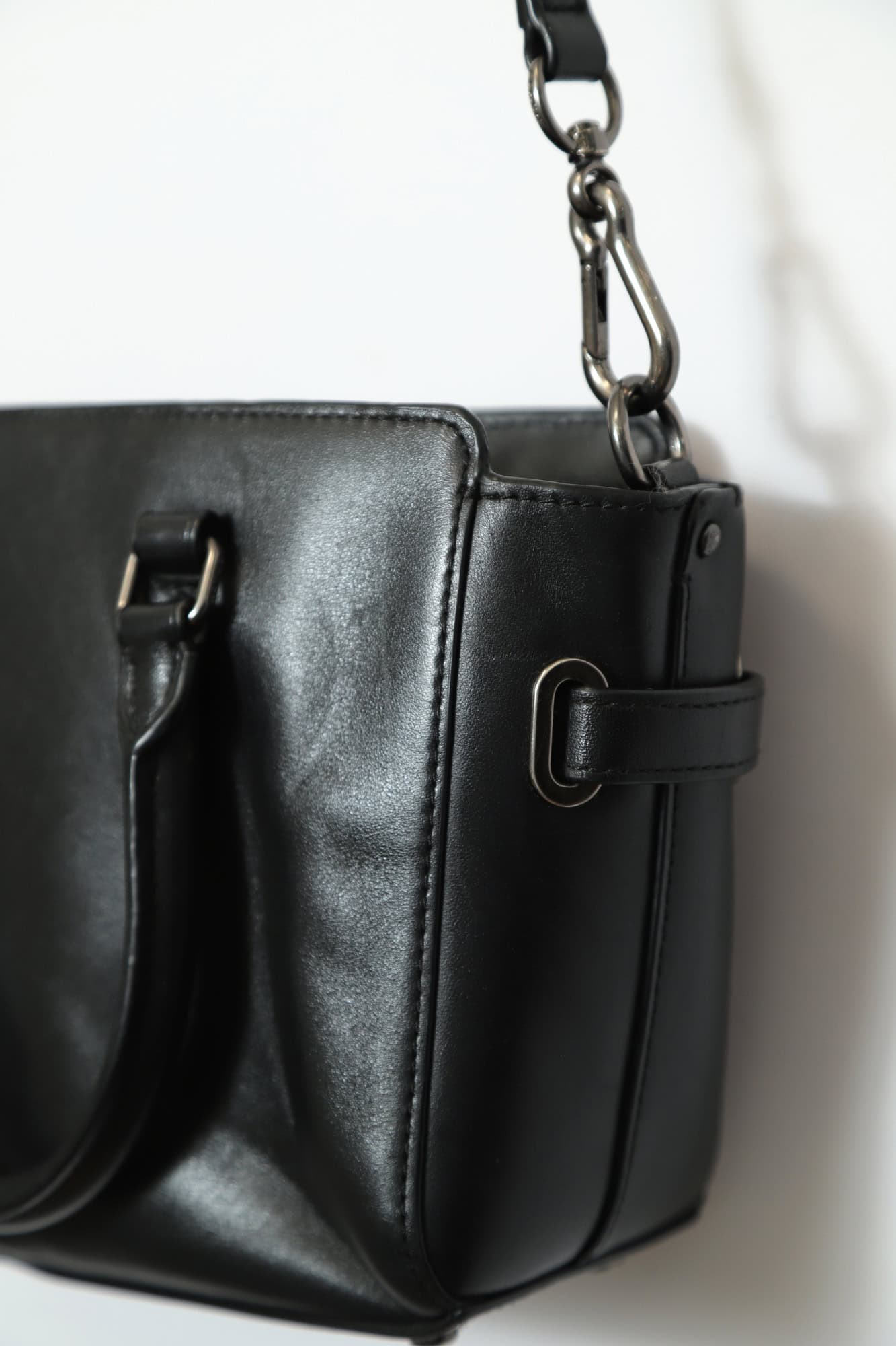 USED COACH LEATHER HAND BAG/F - 画像 (11)