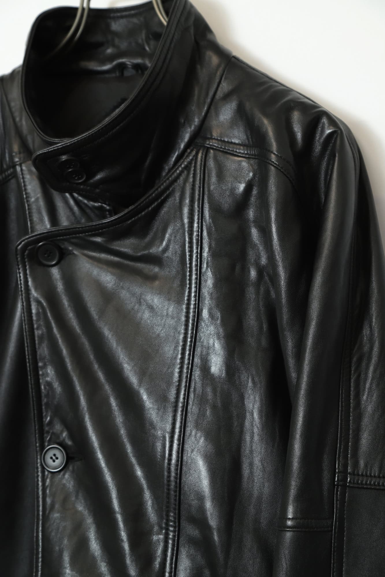 VINTAGE COVERALL LEATHER JACKET/XL - 画像 (3)