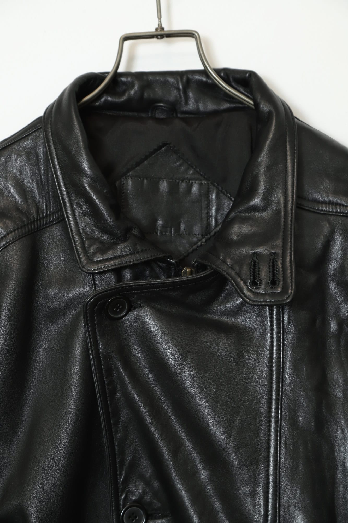 VINTAGE COVERALL LEATHER JACKET/XL - 画像 (5)