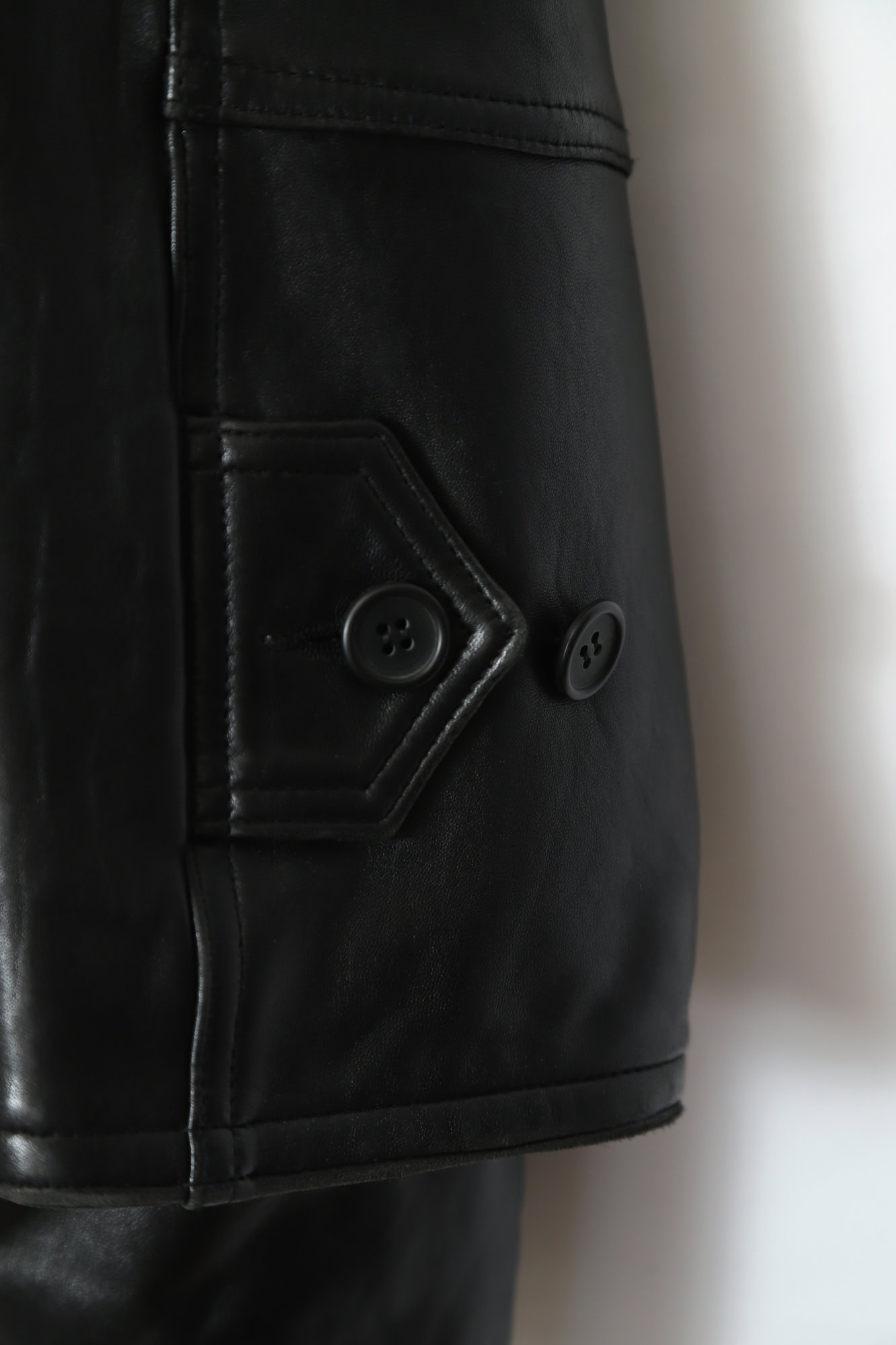 VINTAGE COVERALL LEATHER JACKET/XL - 画像 (7)