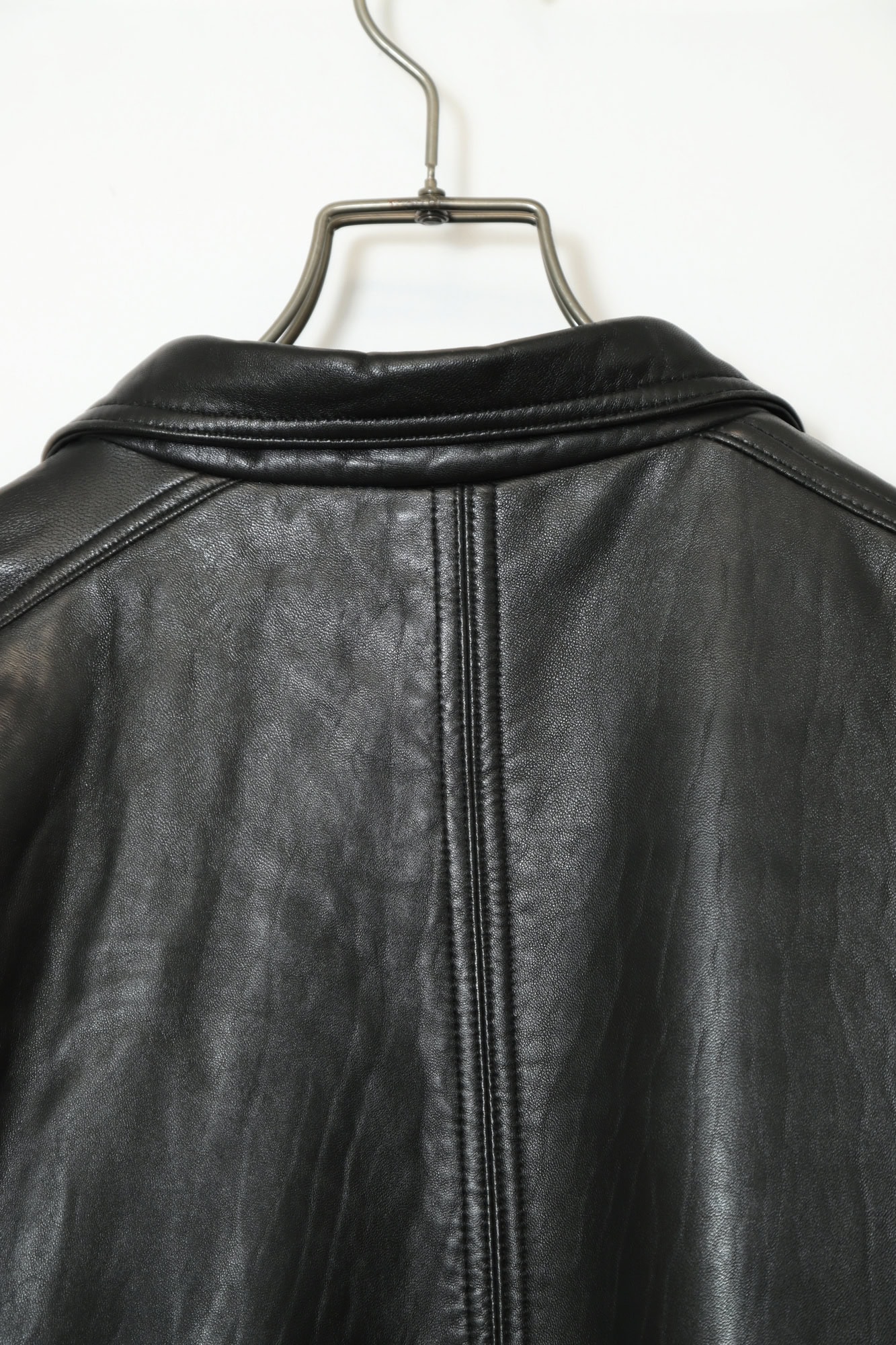 VINTAGE COVERALL LEATHER JACKET/XL - 画像 (11)
