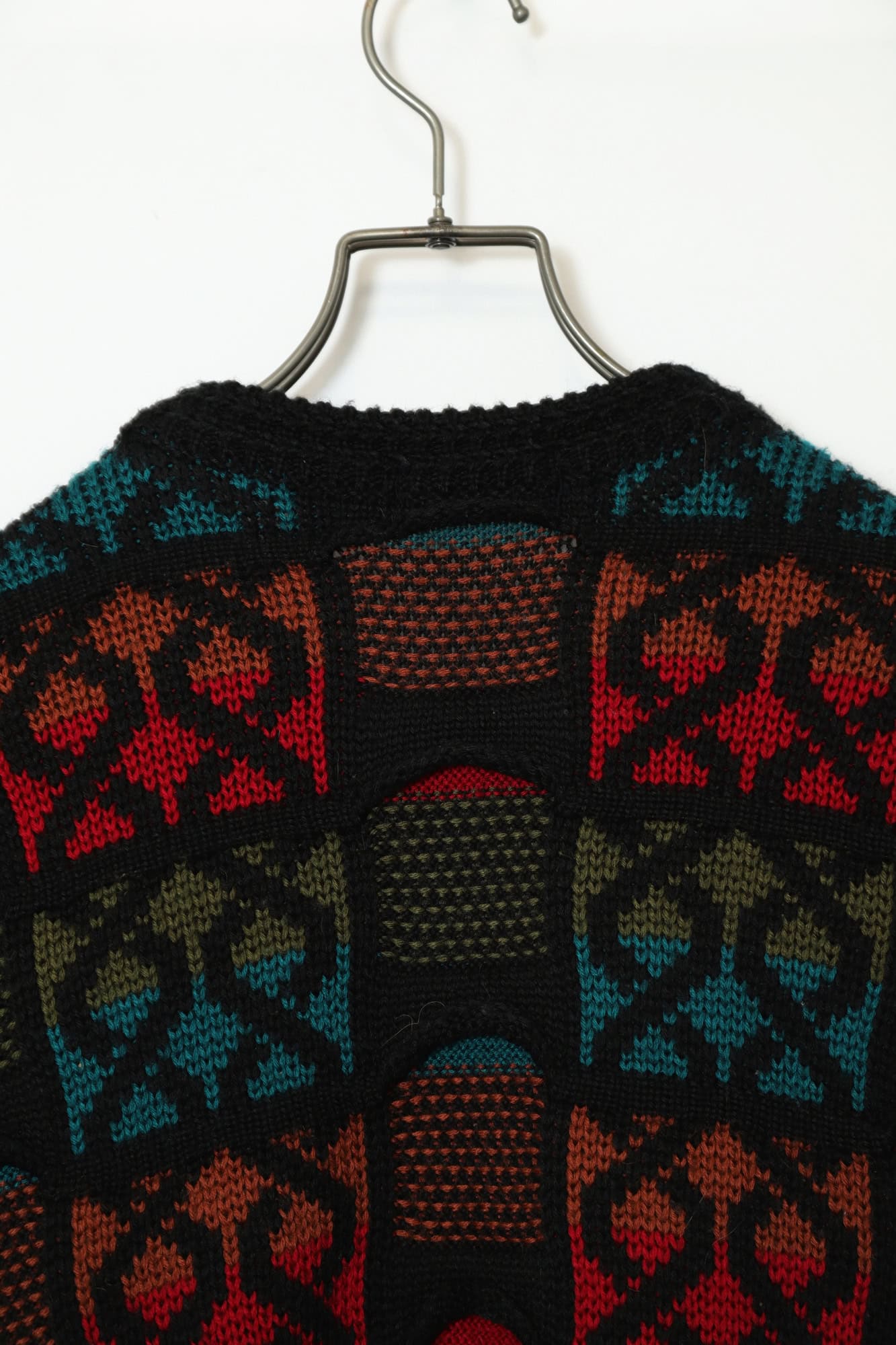 VINTAGE JAQUARD KNITTED SWEATER/L - 画像 (9)