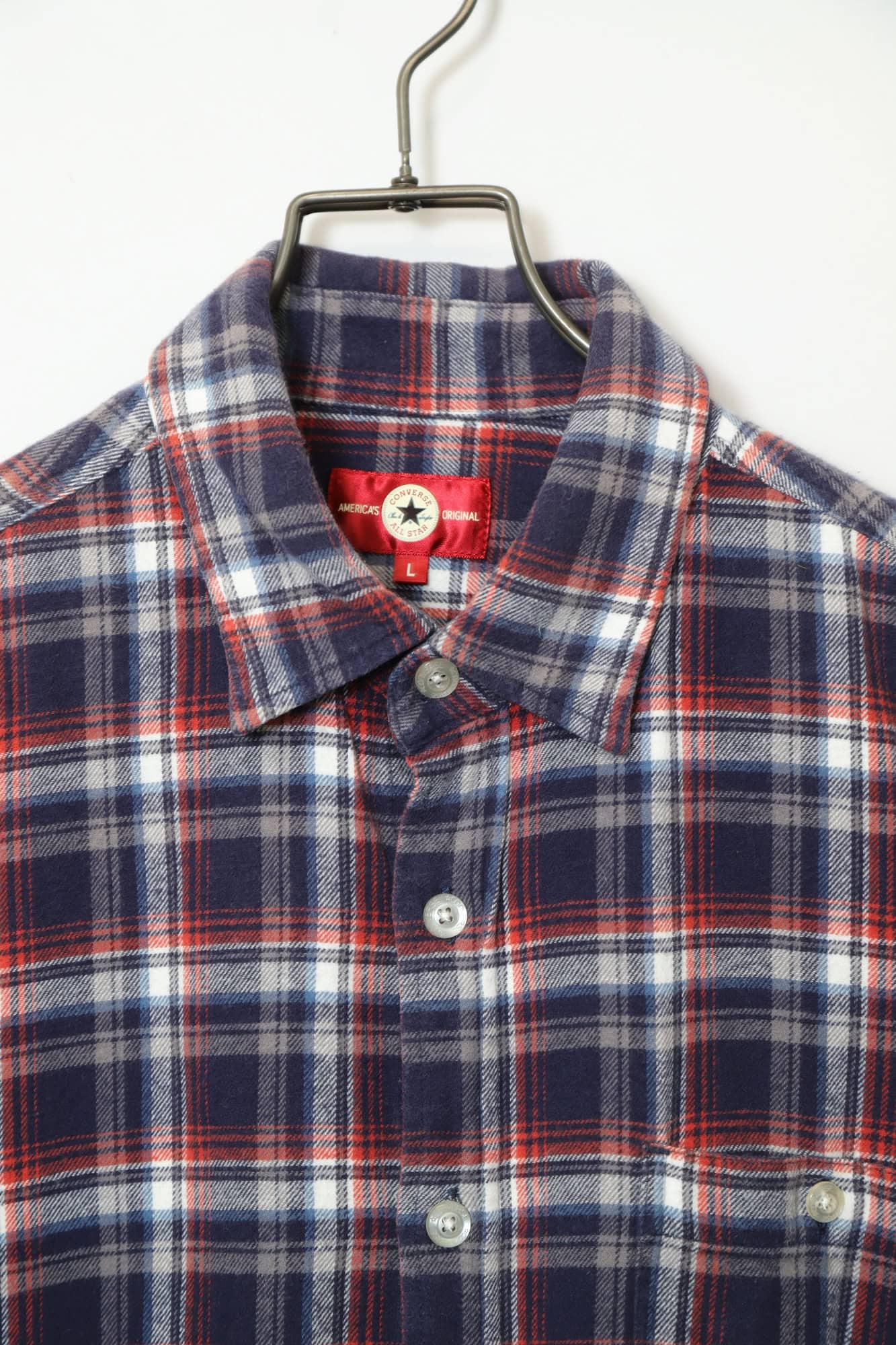 Alternative view of USED CONVERSE CHECK SHIRT/L
