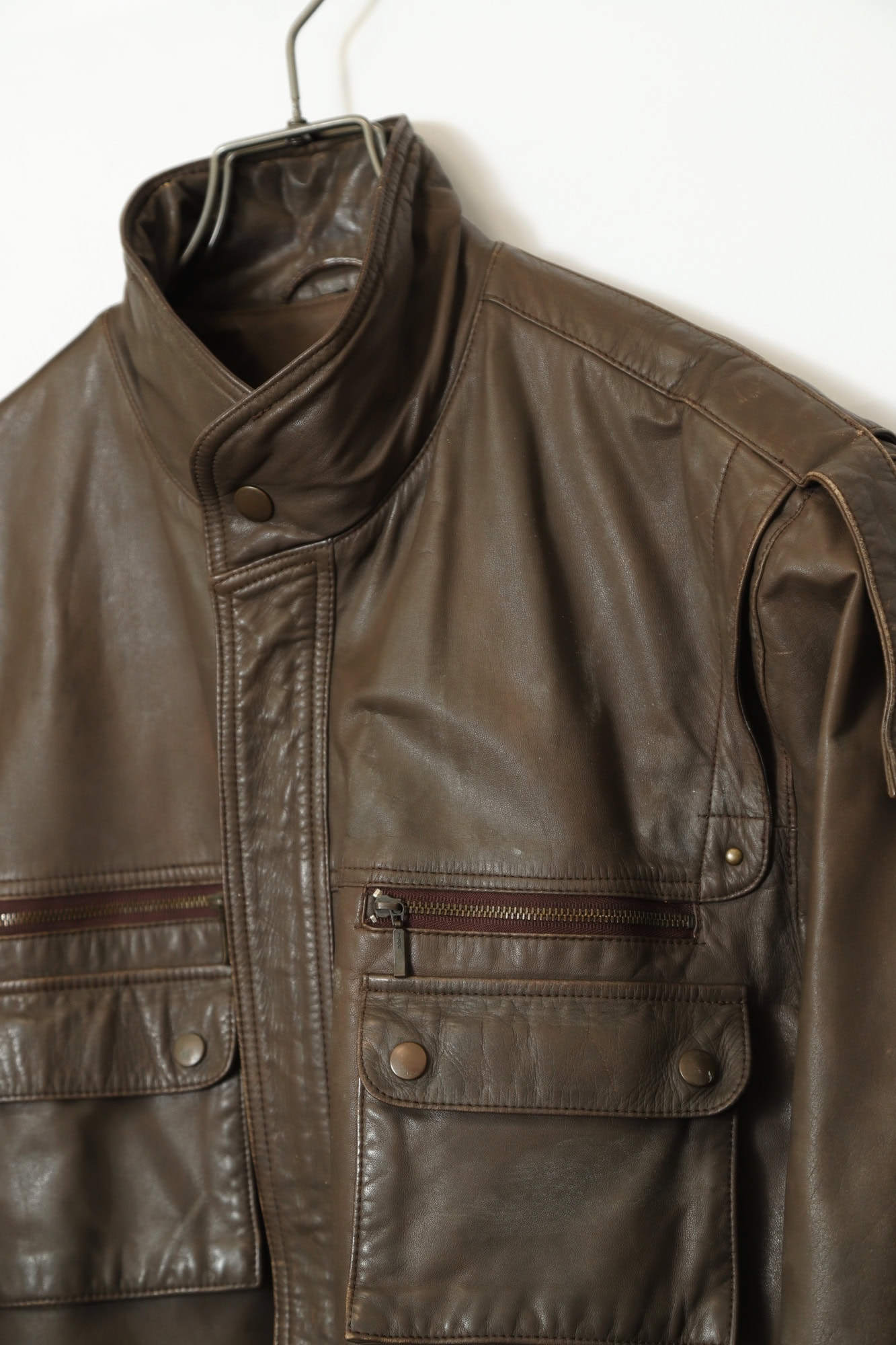 VINTAGE LEATHER JACKET/M - 画像 (3)