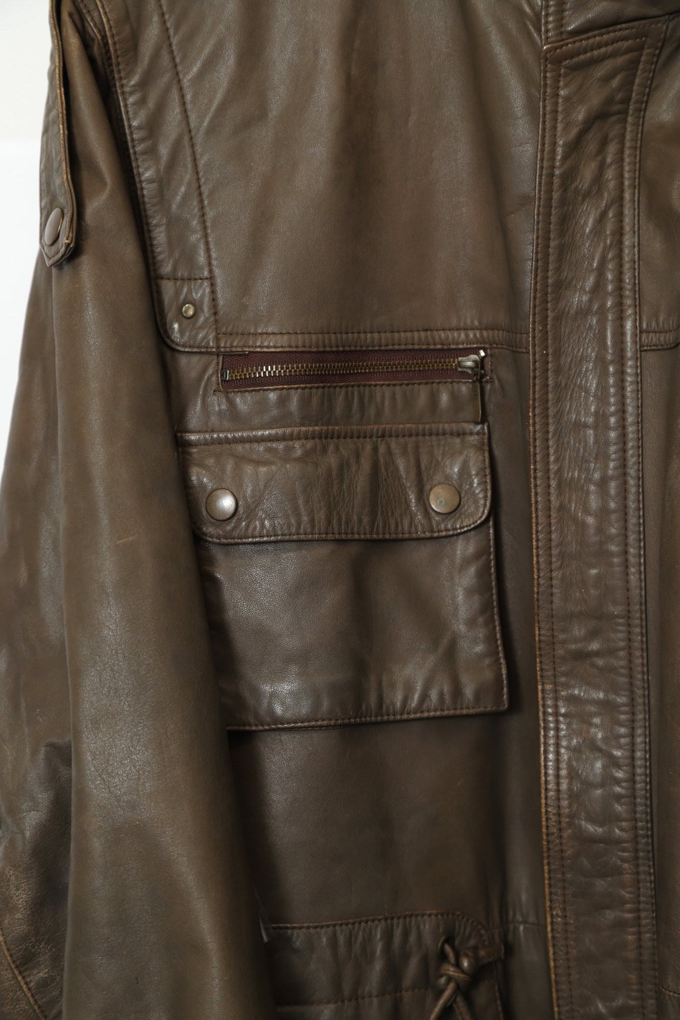 VINTAGE LEATHER JACKET/M - 画像 (4)