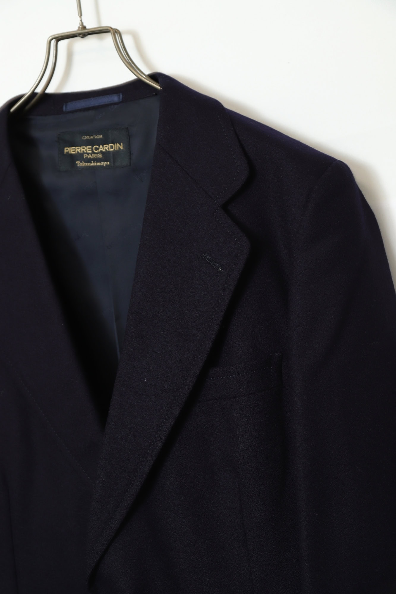 USED PIERRE CARDIN DOUBLE WOOL TAILORED JACKET/L - 画像 (3)