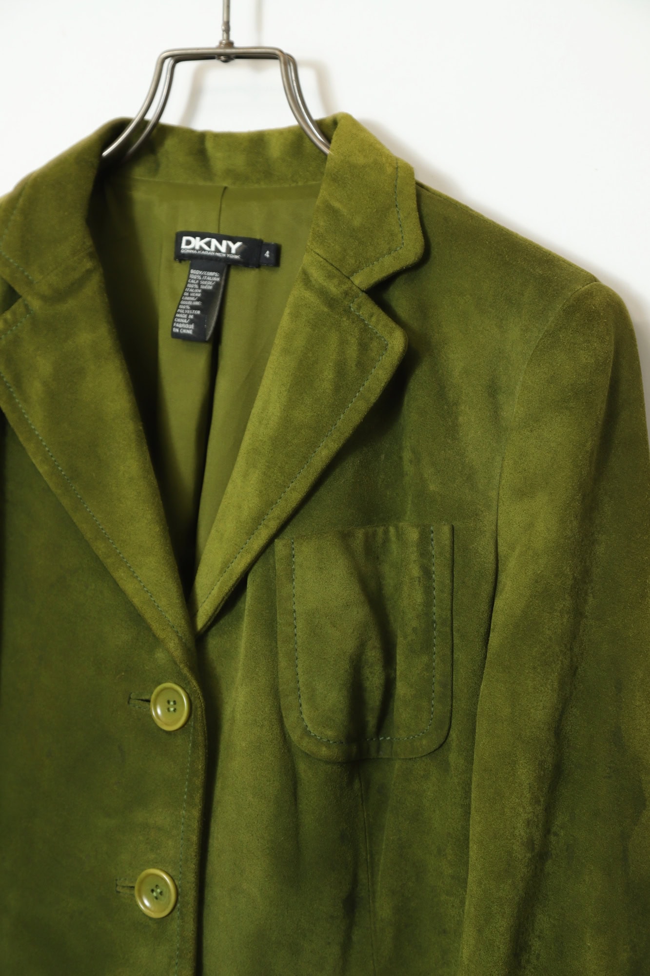 USED DKNY SUEDE JACKET/S - 画像 (3)