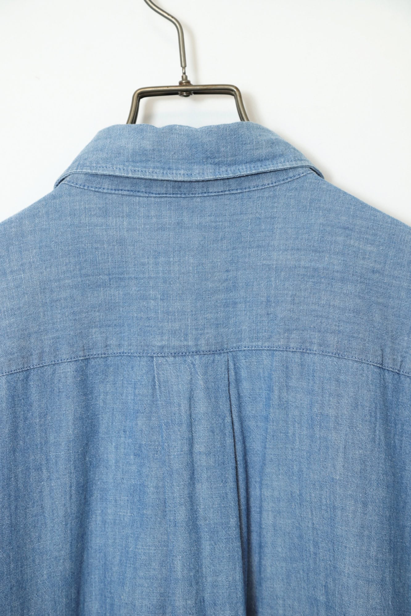 VINTAGE CHAMBRAY ONEPIECE SHIRT/L - 画像 (9)