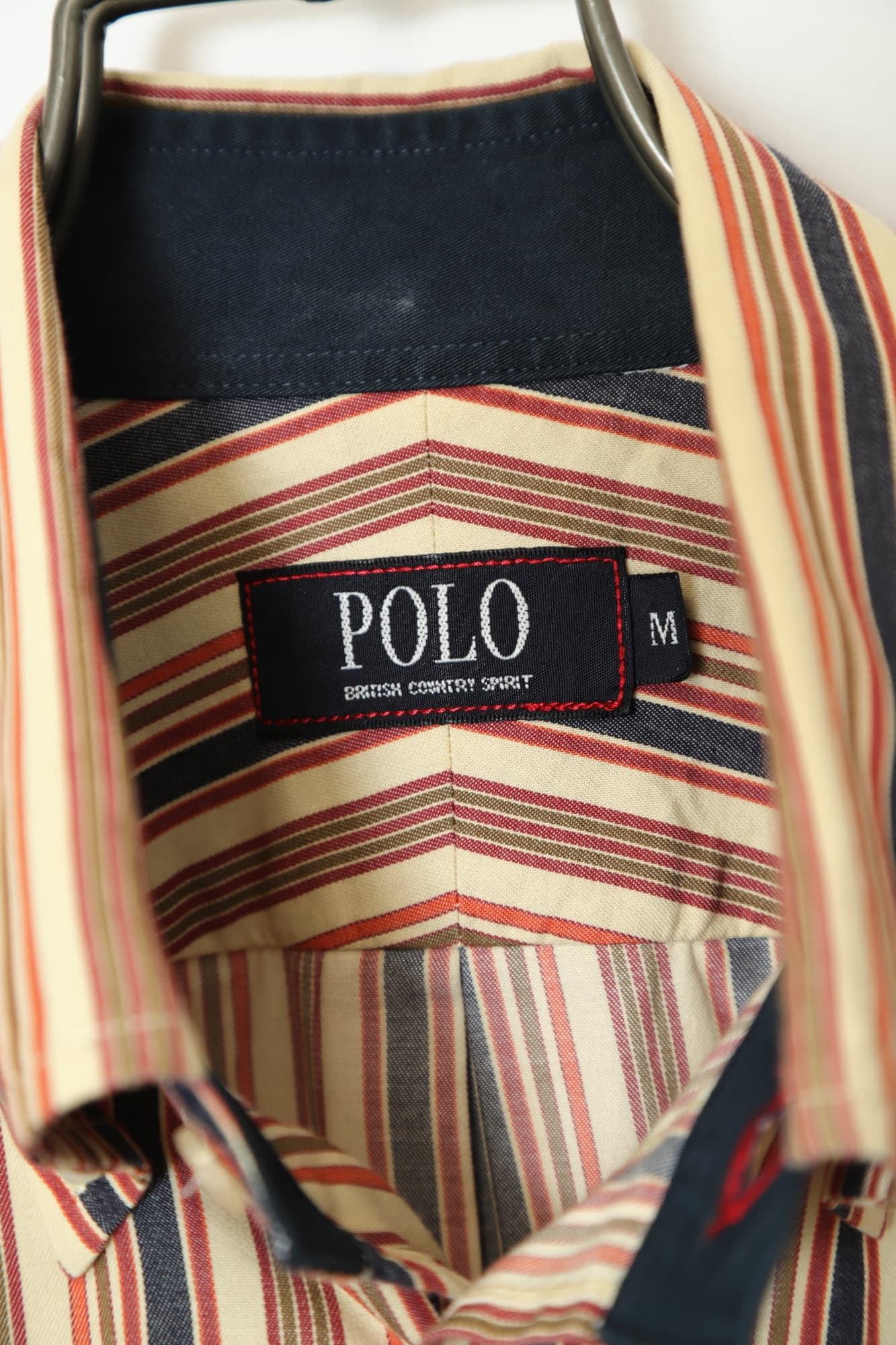 USED POLO CLUB STRIPE SHIRT/M - 画像 (3)