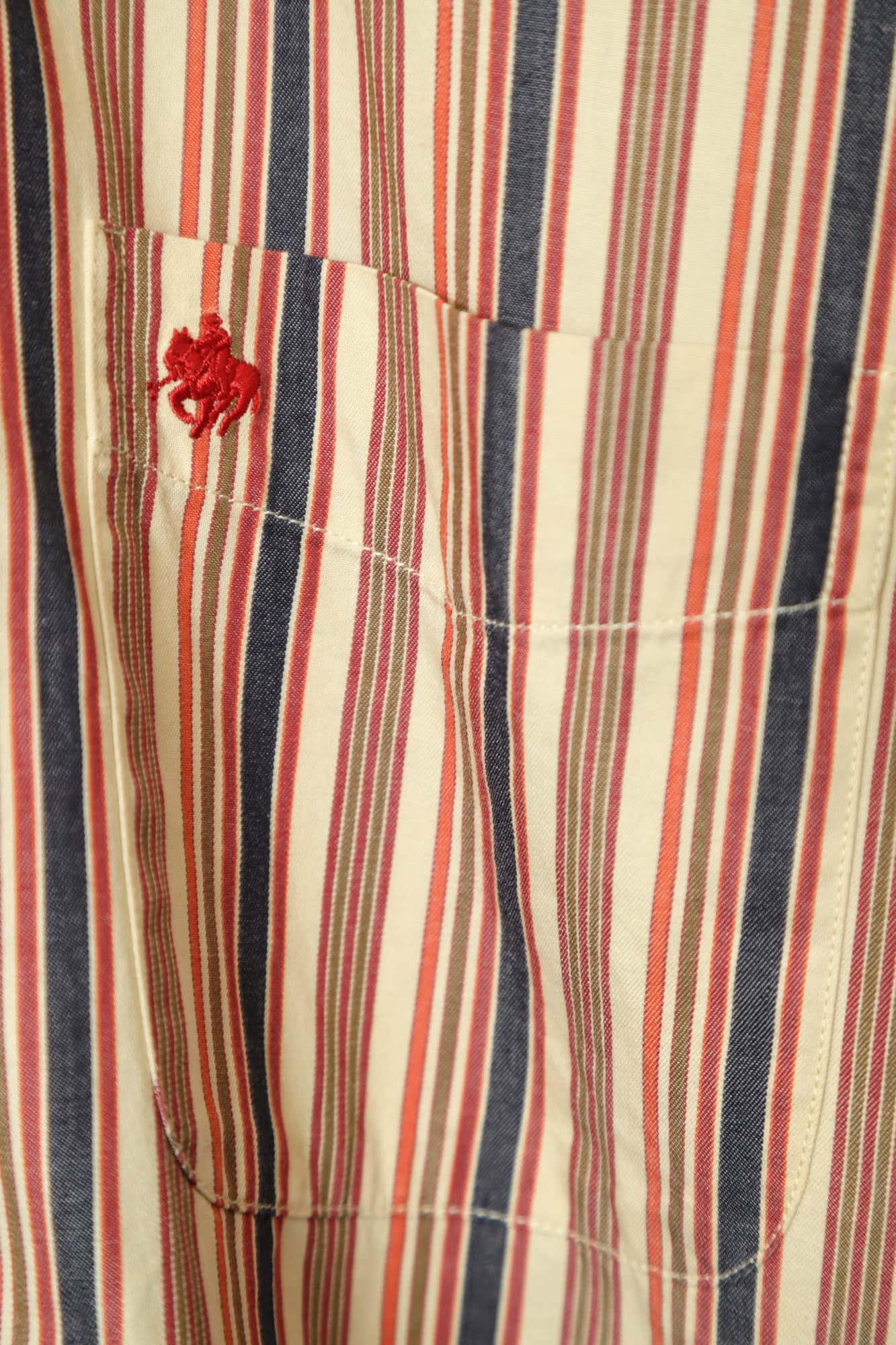 USED POLO CLUB STRIPE SHIRT/M - 画像 (4)