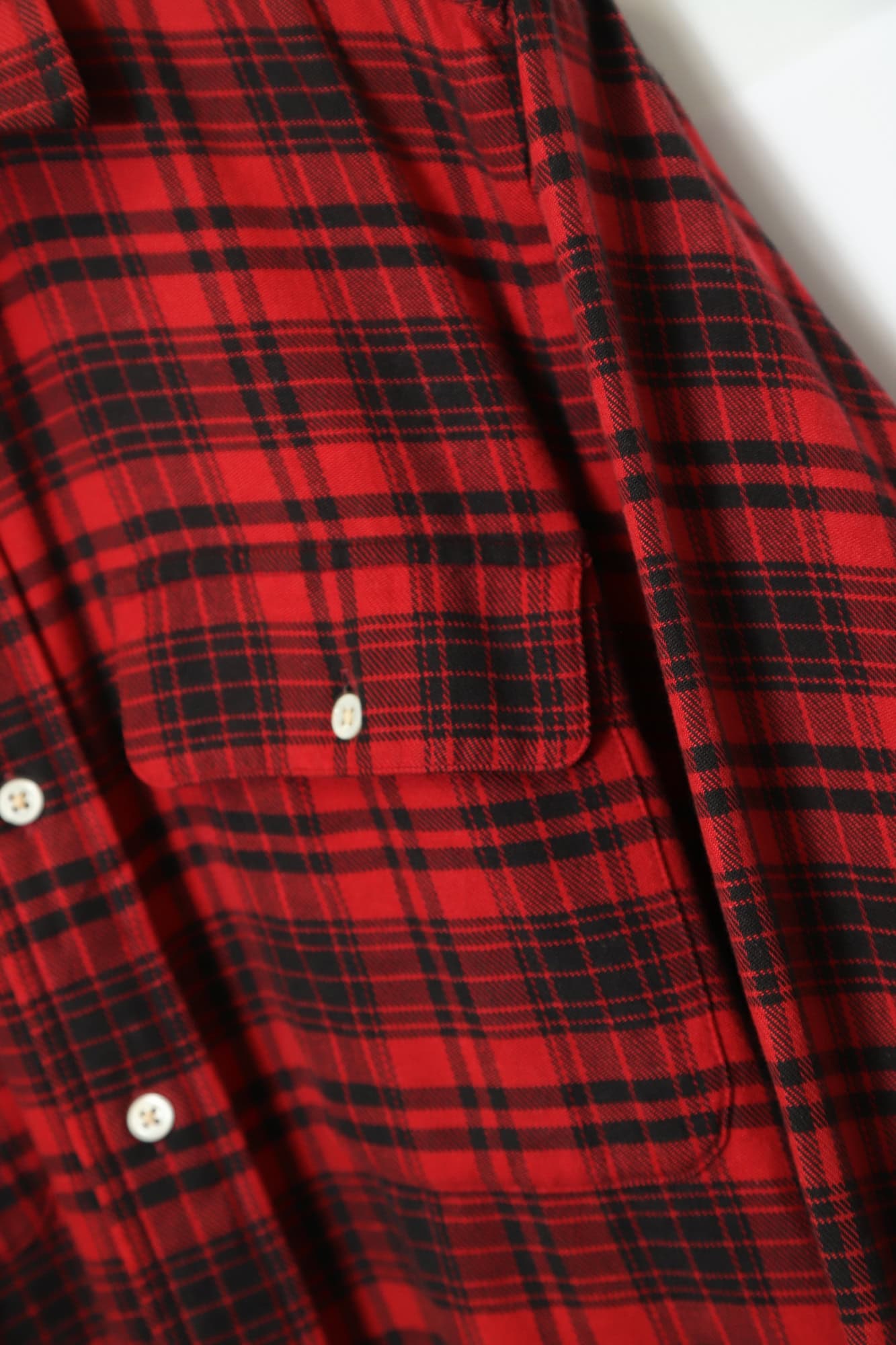 USED POLO RALPH LAUREN CHECK SHIRT/M - 画像 (6)