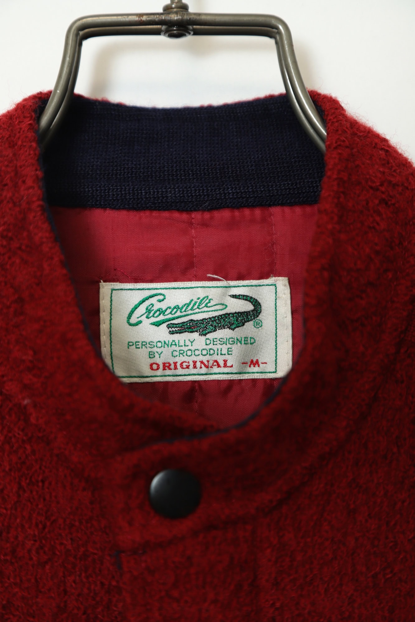 USED KNITTED BOMBER KNIT JACKET/L - 画像 (3)