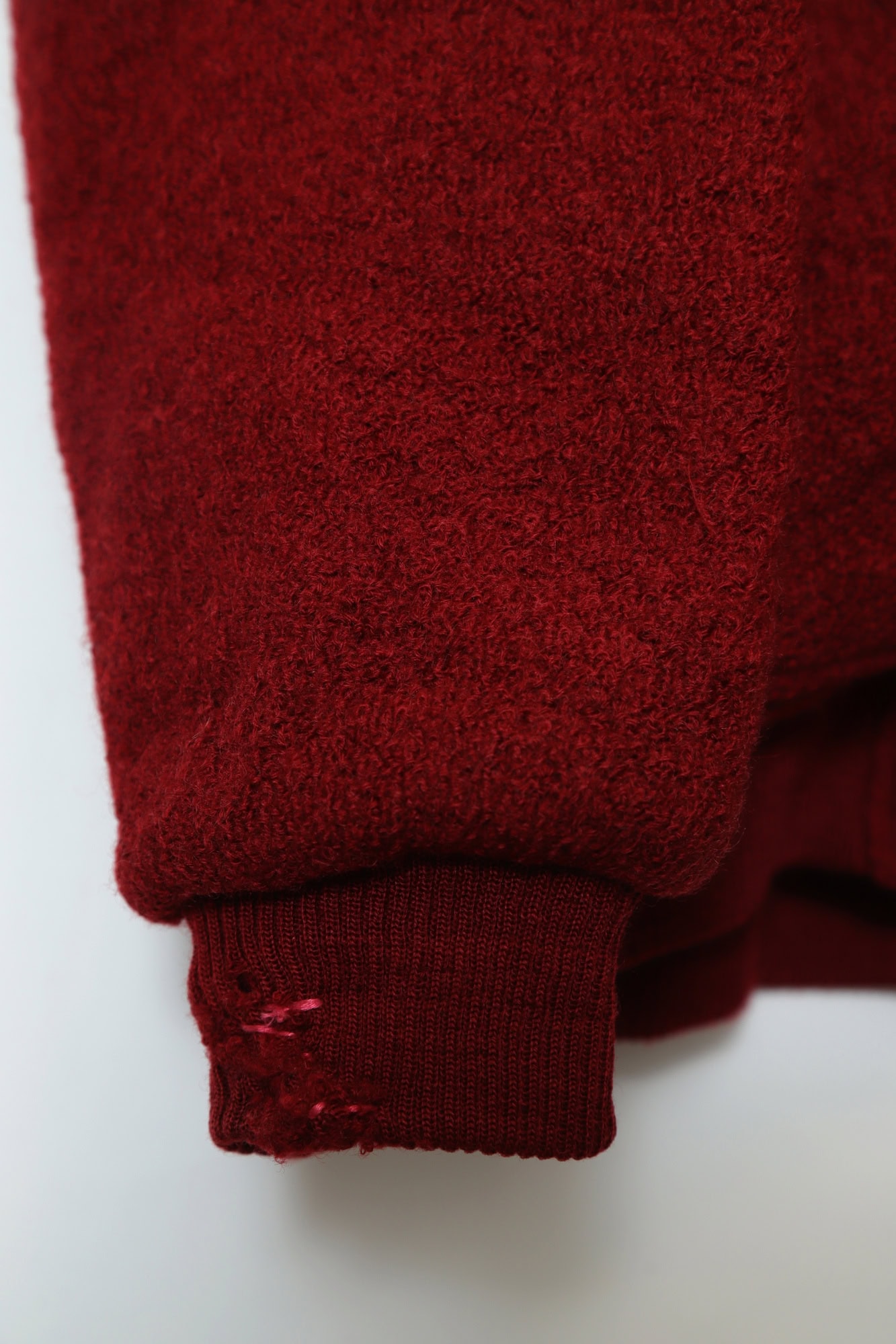 USED KNITTED BOMBER KNIT JACKET/L - 画像 (9)
