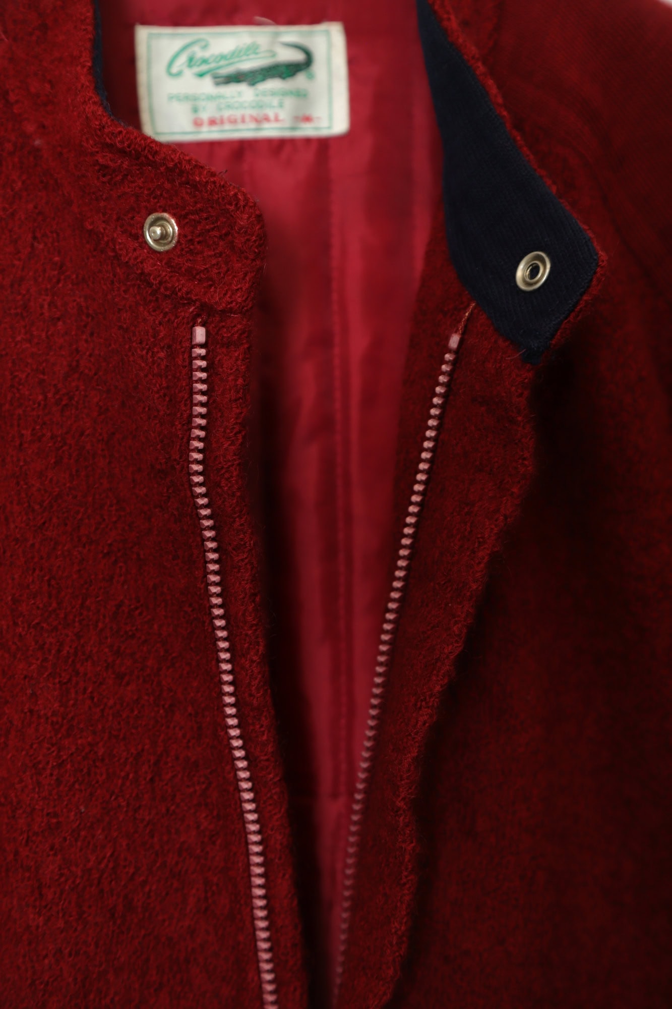 USED KNITTED BOMBER KNIT JACKET/L - 画像 (11)