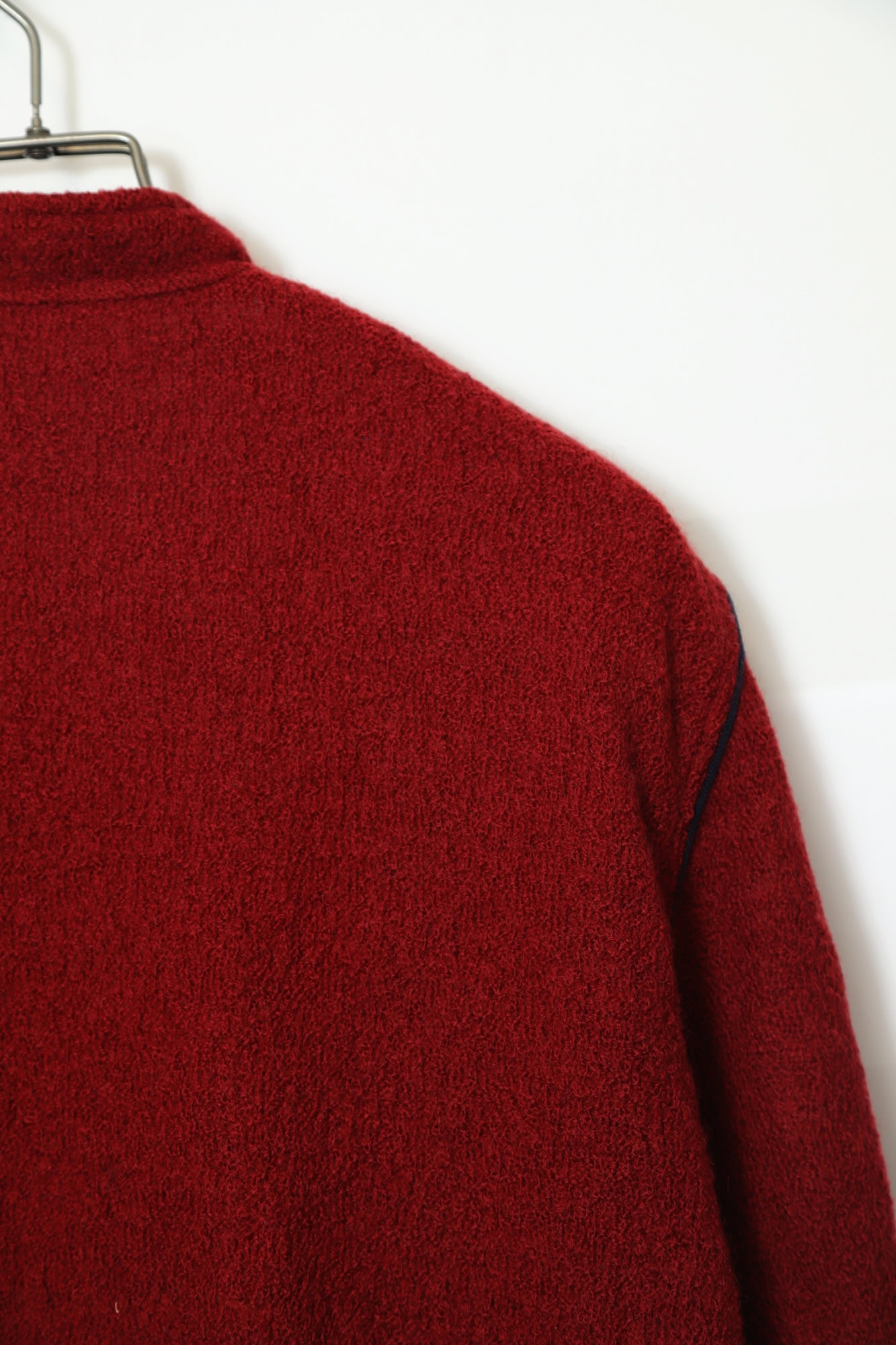 USED KNITTED BOMBER KNIT JACKET/L - 画像 (14)