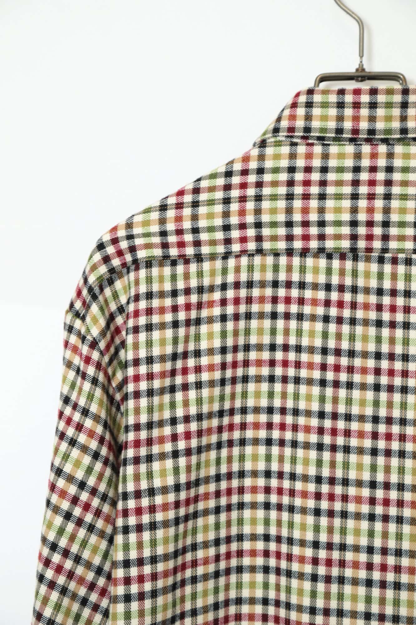 VINTAGE WOOL CHECK SHIRT/L - 画像 (12)