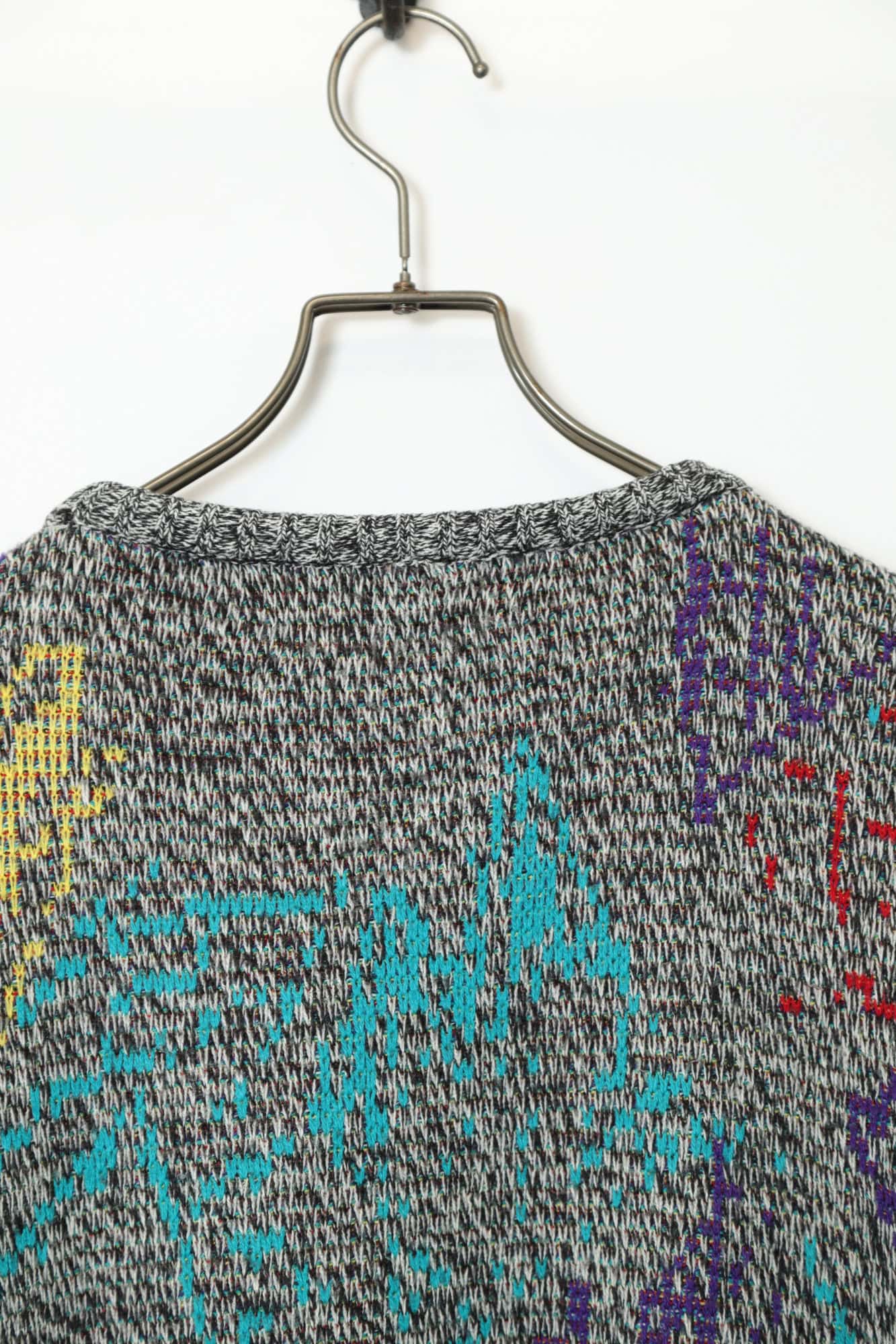 VINTAGE JAQUARD PATTERN SWEATER/L - 画像 (10)