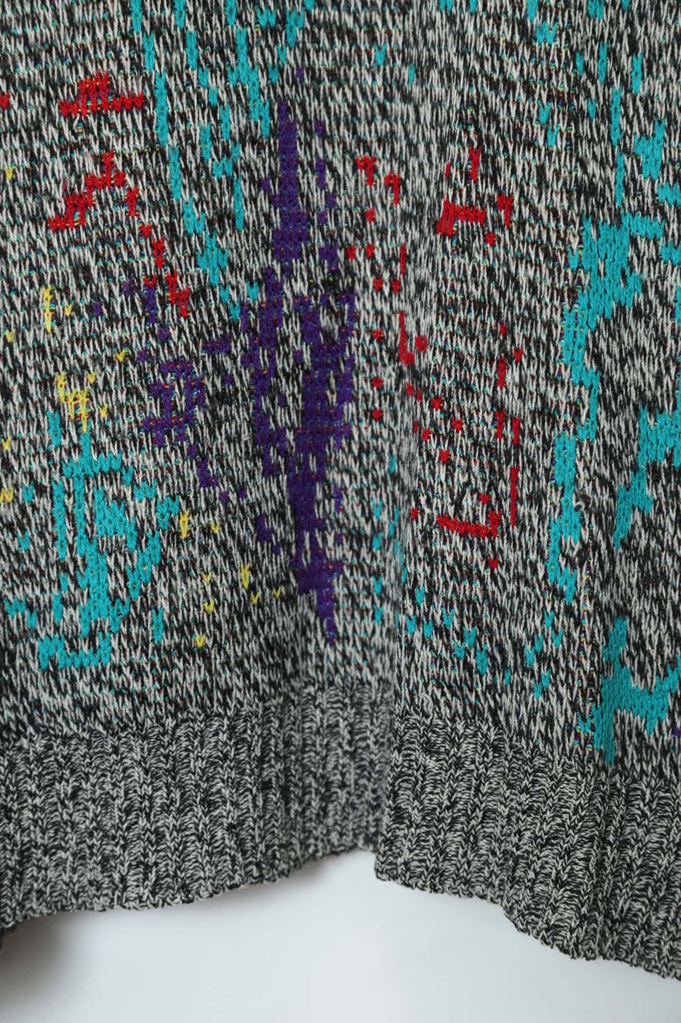 VINTAGE JAQUARD PATTERN SWEATER/L - 画像 (14)