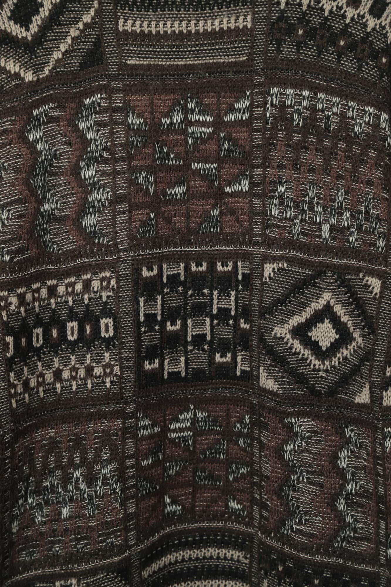 VINTAGE JAQUARD PATTERN SWEATER/XL - 画像 (13)