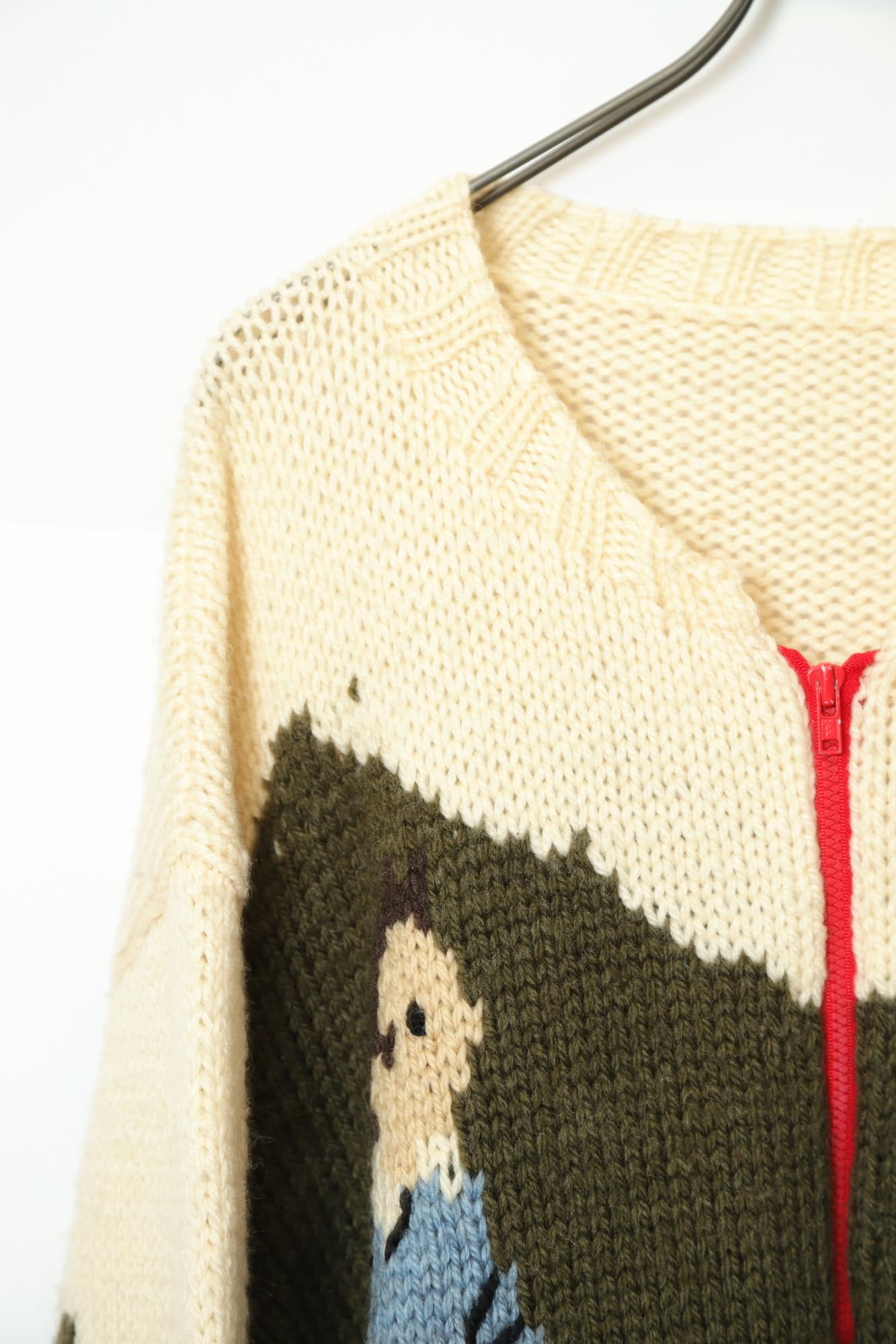 VINTAGE KNIT CARDIGAN/XL - 画像 (4)