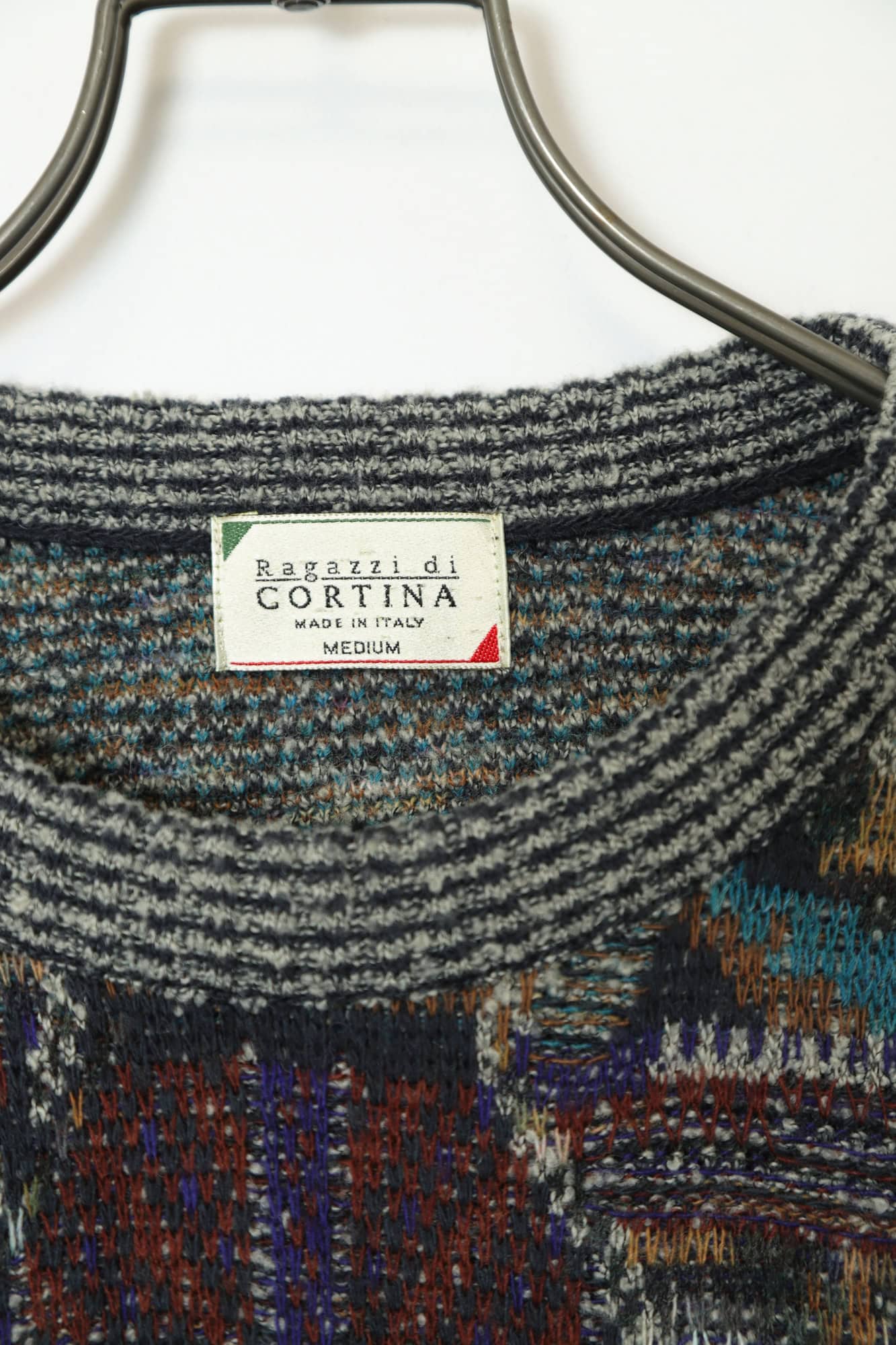VINTAGE 3D KNITTED SWEATER/L - 画像 (3)