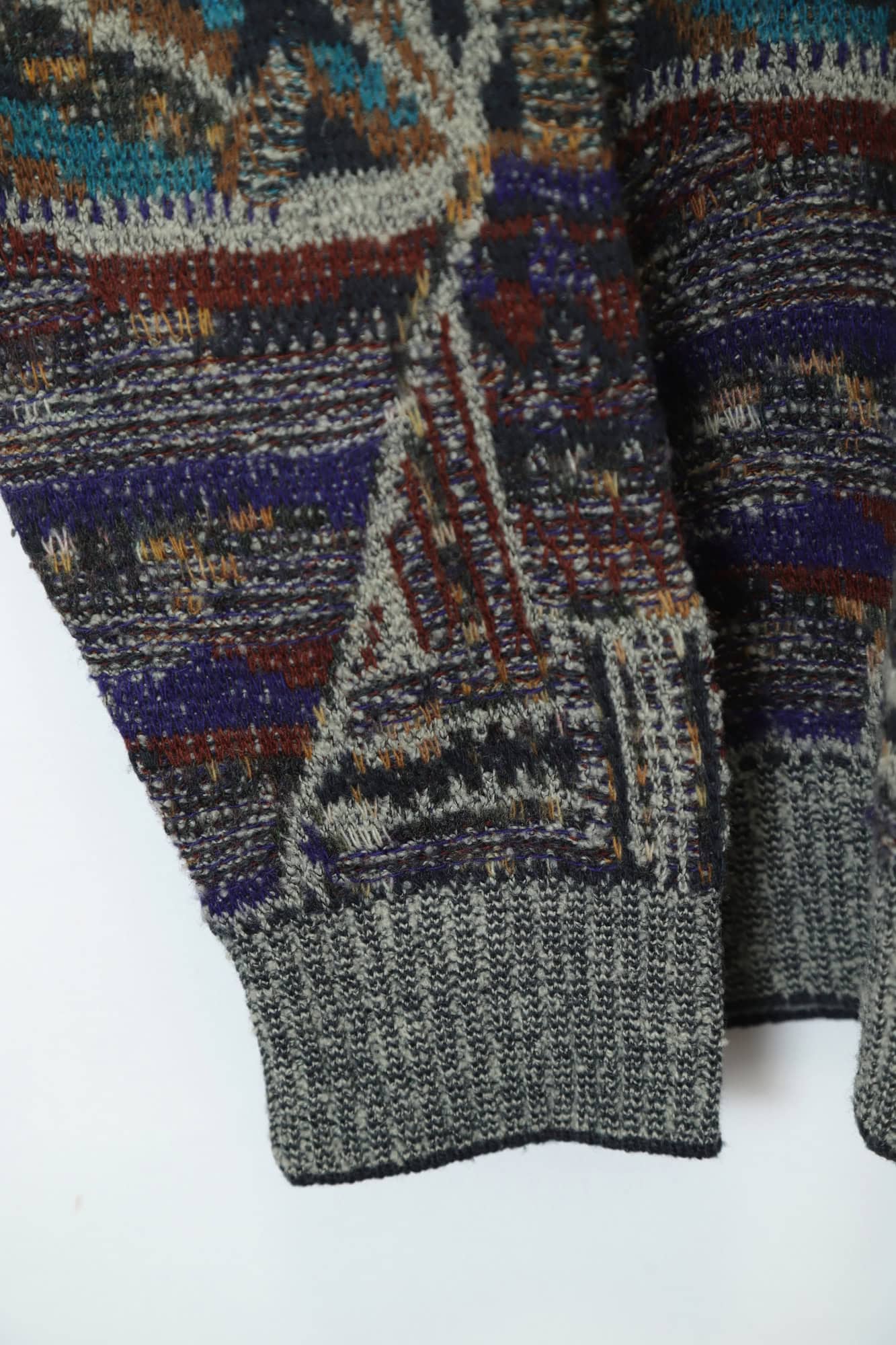 VINTAGE 3D KNITTED SWEATER/L - 画像 (8)
