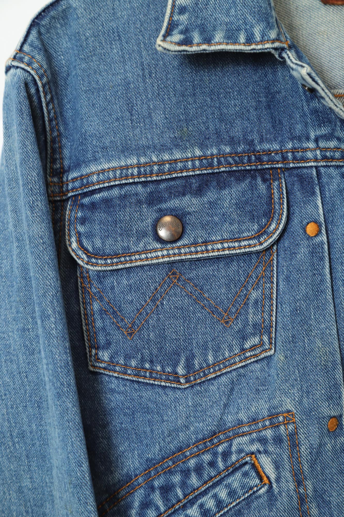 USED WRANGLER DENIM JACKET/S - 画像 (4)
