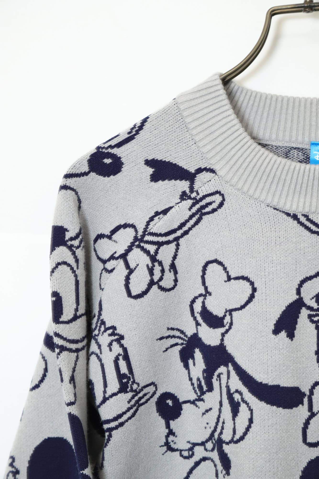 USED DISNEY JAQUARD PATTERN SWEATER/M - 画像 (5)