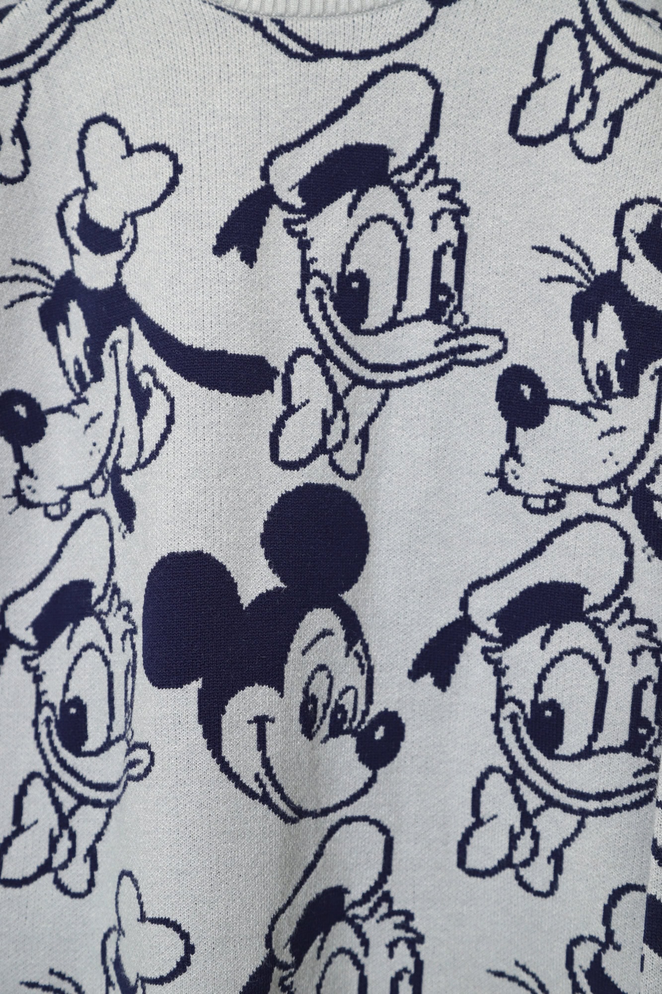 USED DISNEY JAQUARD PATTERN SWEATER/M - 画像 (6)