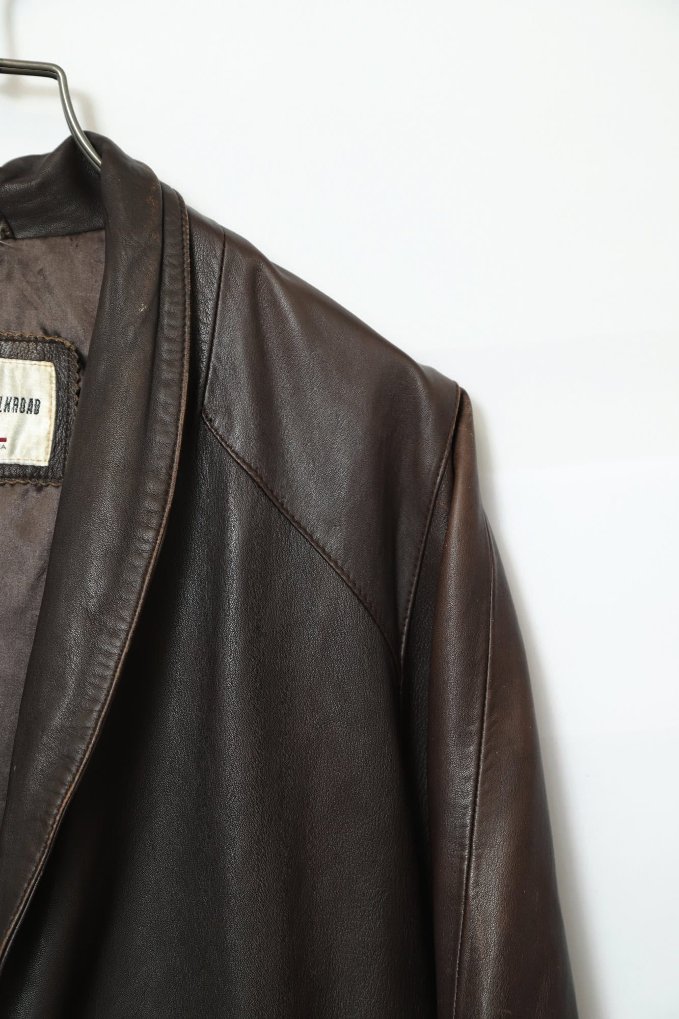 VINTAGE LEATHER COAT/L - 画像 (4)