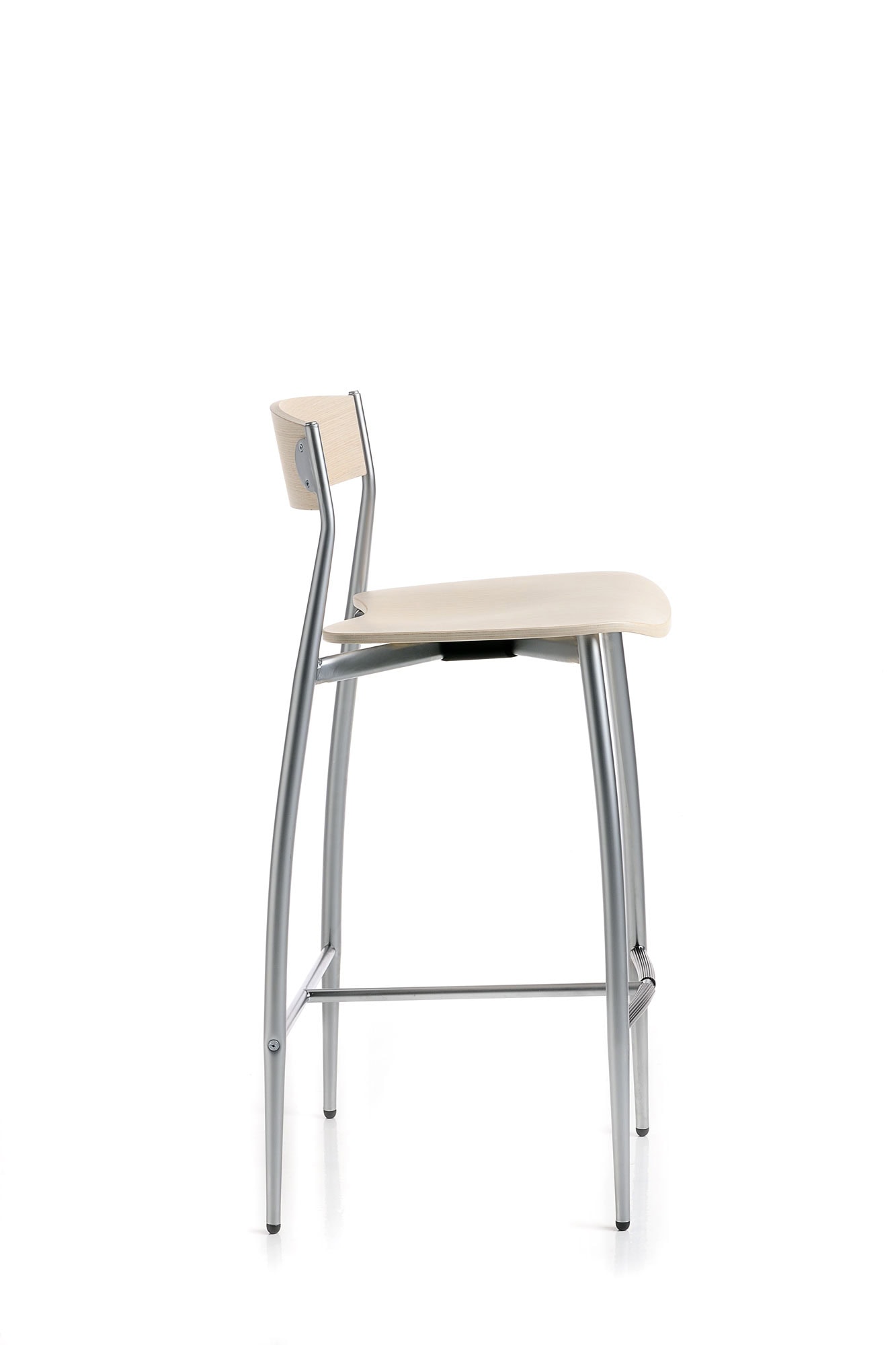 baba sgabello rovere sbiancato di sergio mian per altek italia design