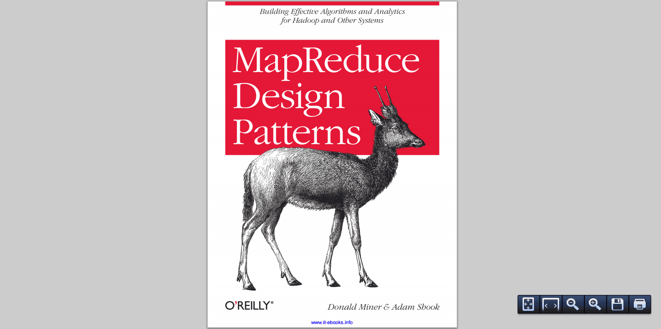 Map Reduce design pattern by Donald Miner and Adam Shook