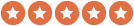 icono 5 estrellas color tomate