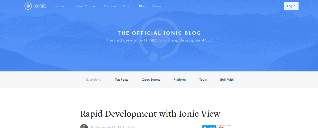 The Official Ionic Blog