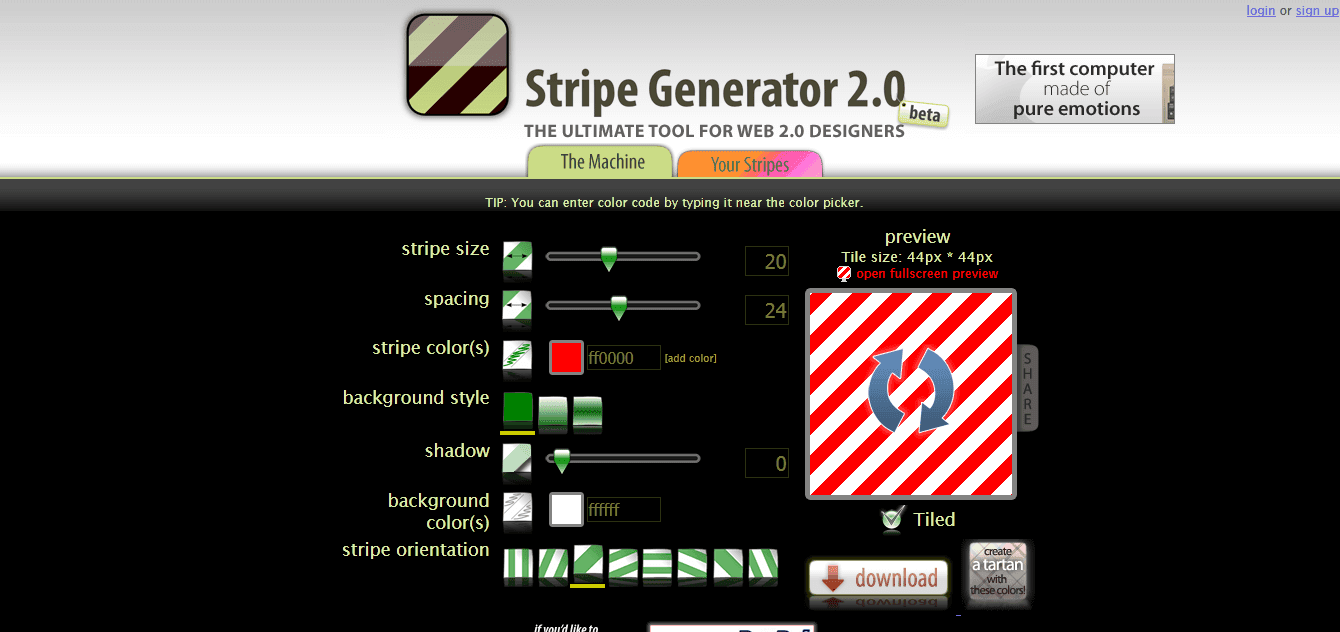 stripe generator