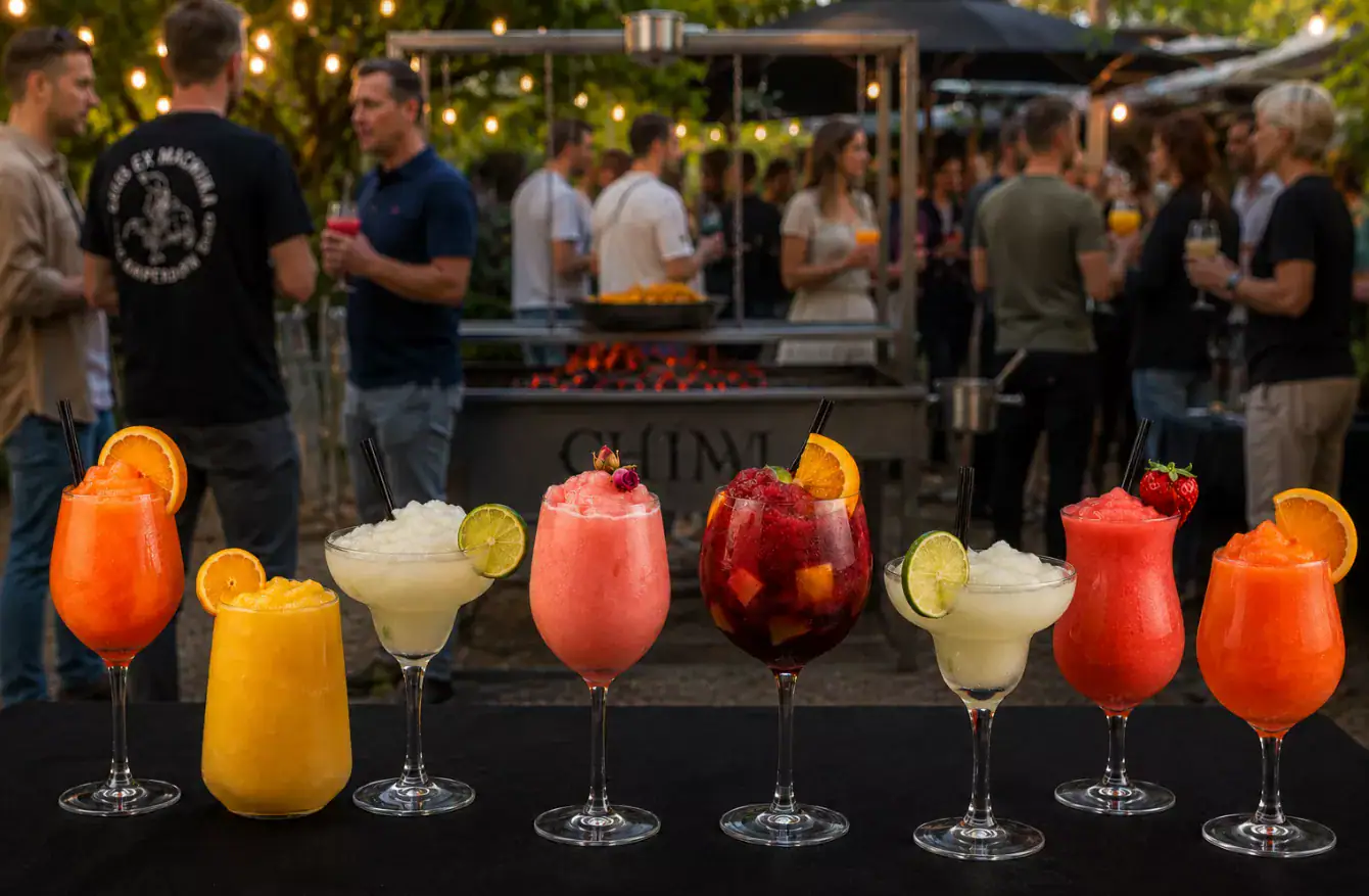 Catering Live Grill mit Slush Drinks