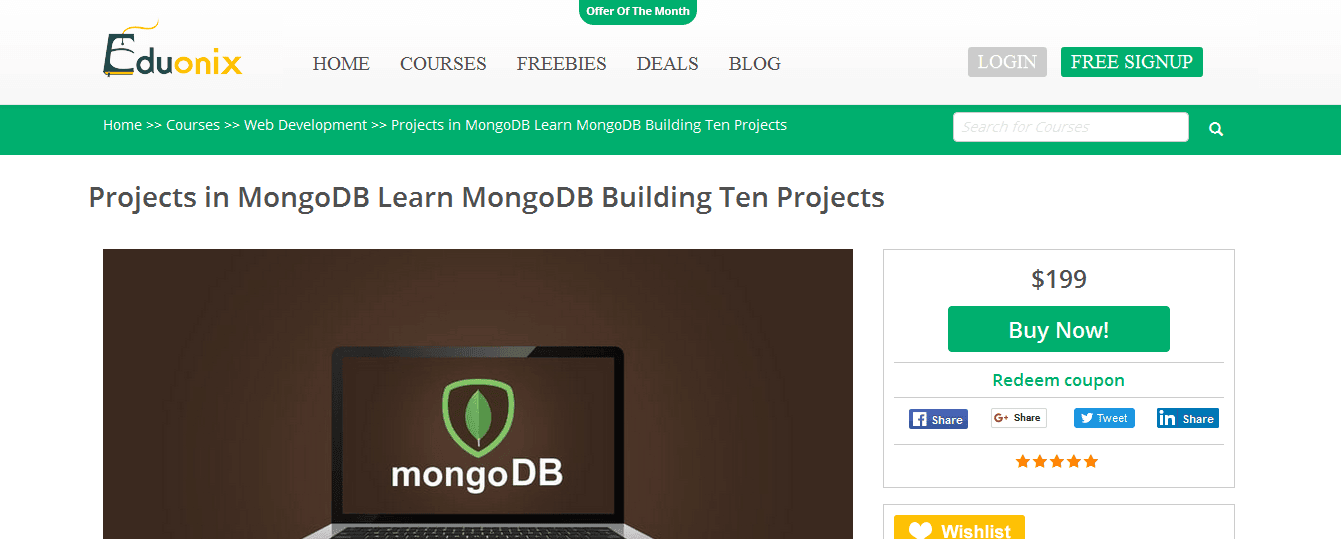 project in mongodb