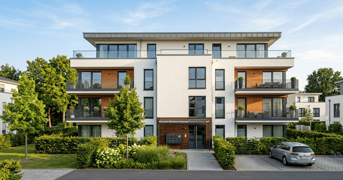 Großes Mehrfamilienhaus