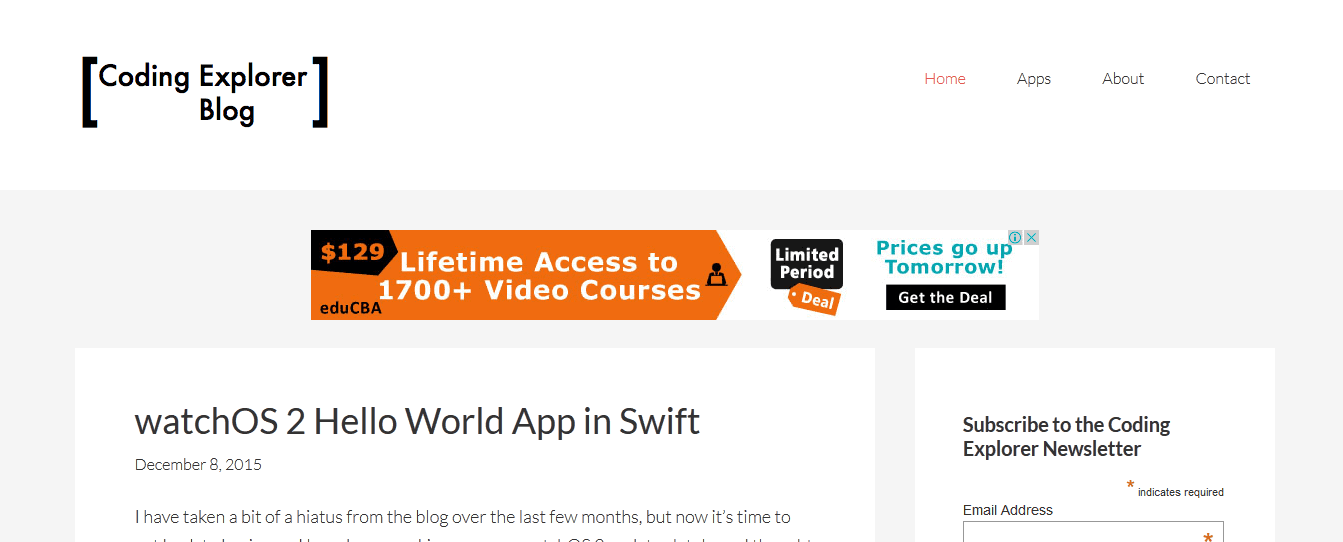 Coding Explorer Blog