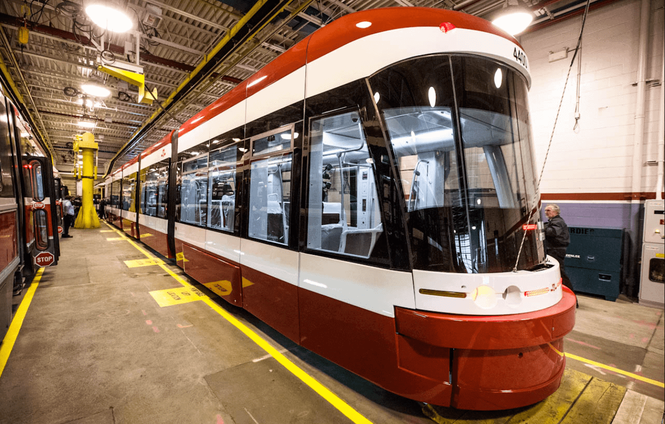 First of the new TTC streetcars unveiled