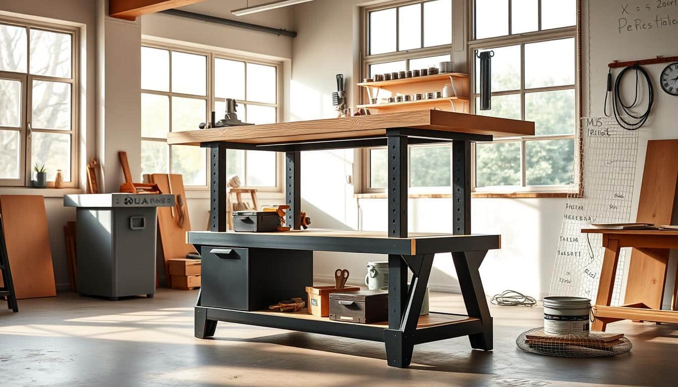 höhenverstellbare werkbank